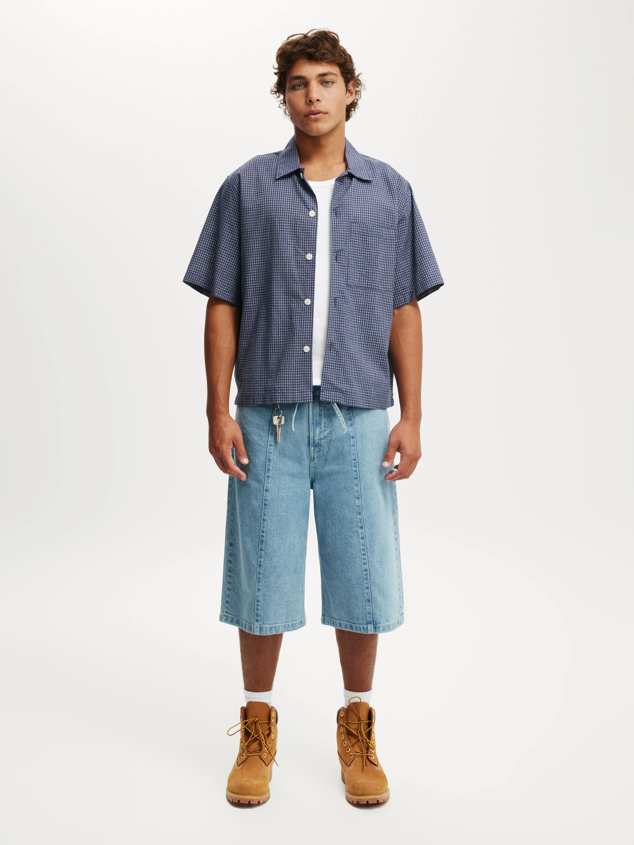 COTTON ON Quần Jeans Ngắn Nam-Super Baggy Jort