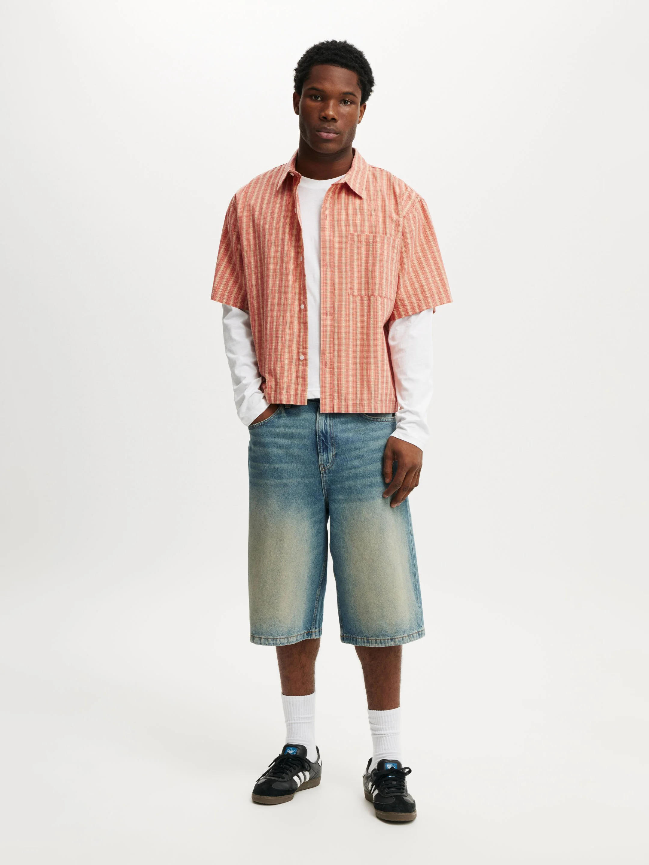 COTTON ON Quần Jeans Ngắn Nam-Super Baggy Jort