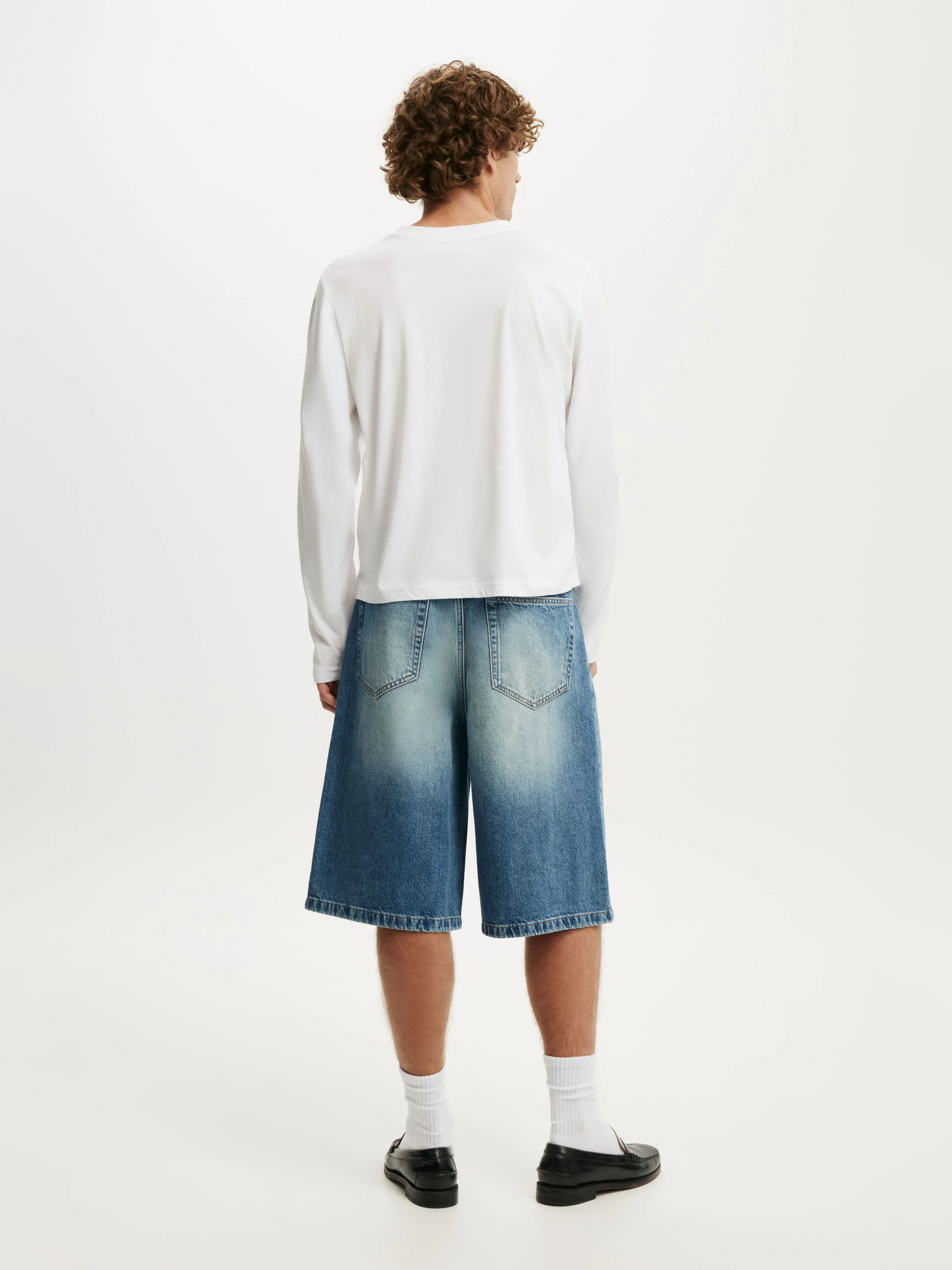 COTTON ON Quần Jeans Ngắn Nam-Super Baggy Jort
