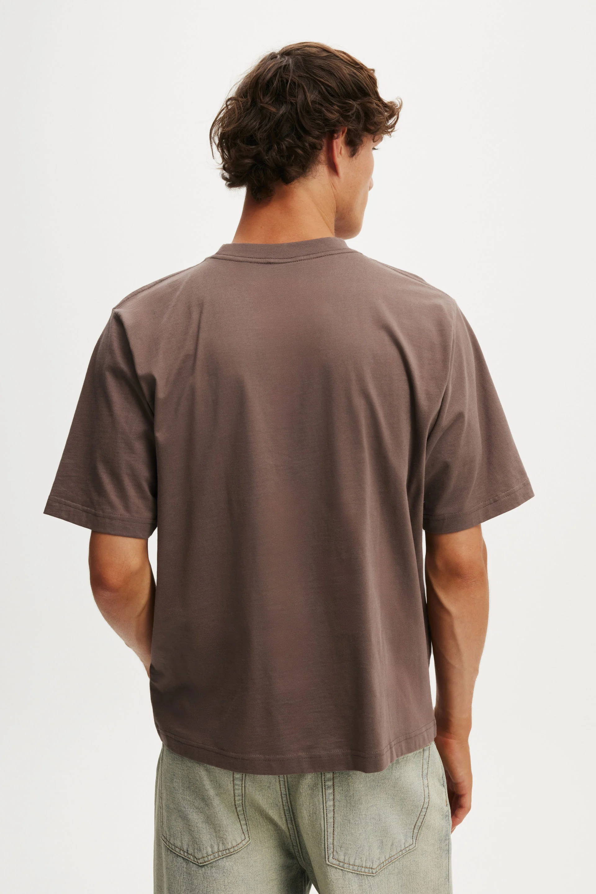 COTTON ON Áo Thun Ngắn Tay Nam-Cropped Fit T-Shirt
