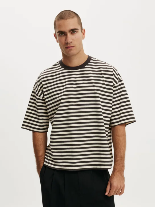 COTTON ON Áo Thun Ngắn Tay Nam - Cropped Fit T-Shirt