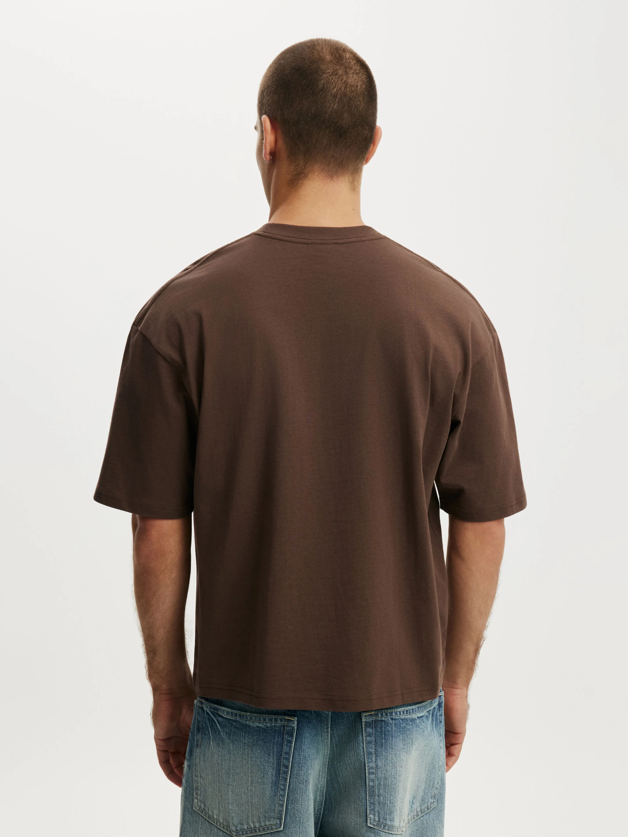 COTTON ON Áo Thun Ngắn Tay Nam - Cropped Fit T-Shirt