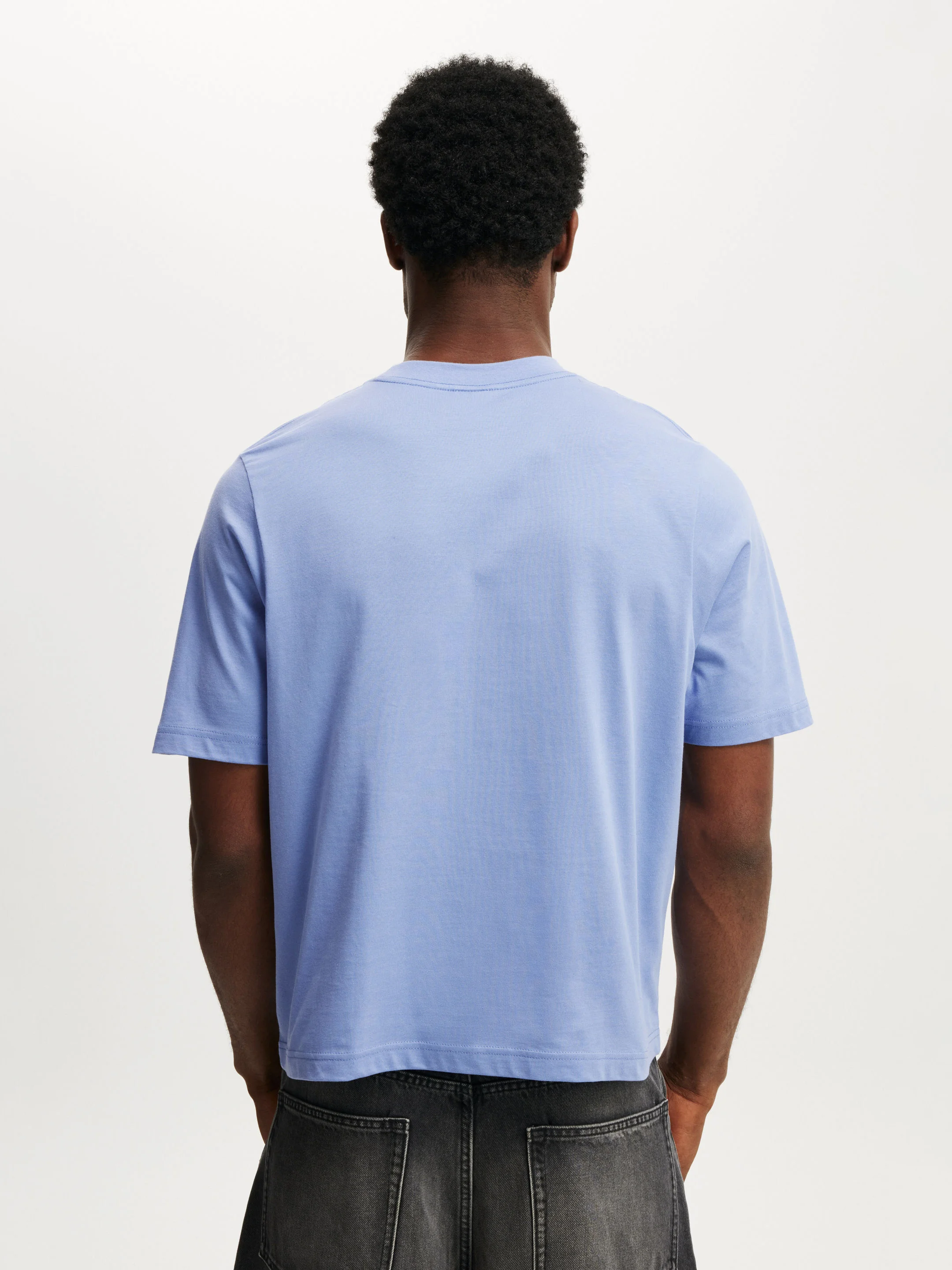 COTTON ON Áo Thun Ngắn Tay Nam-Cropped Fit T-Shirt