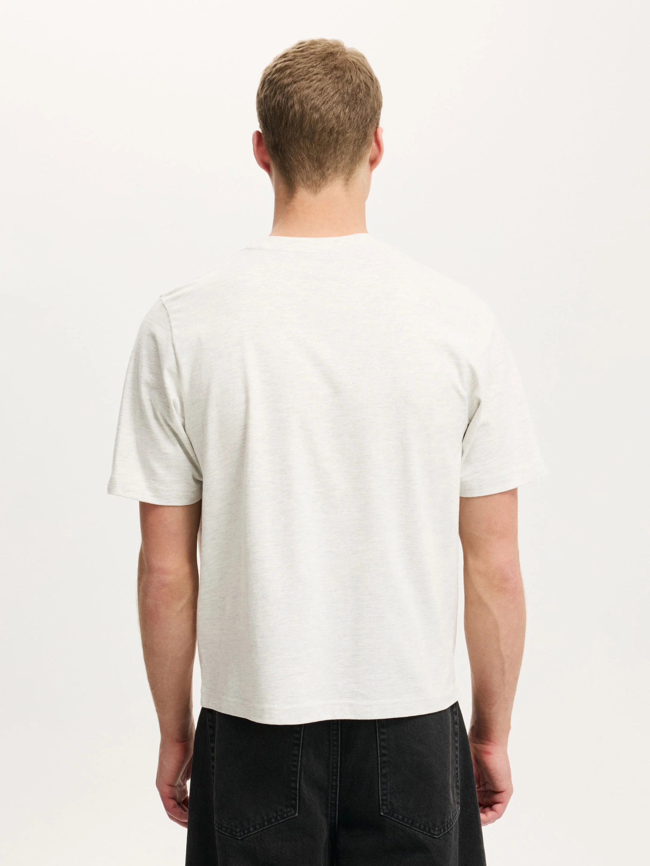 COTTON ON Áo Thun Ngắn Tay Nam-Cropped Fit T-Shirt