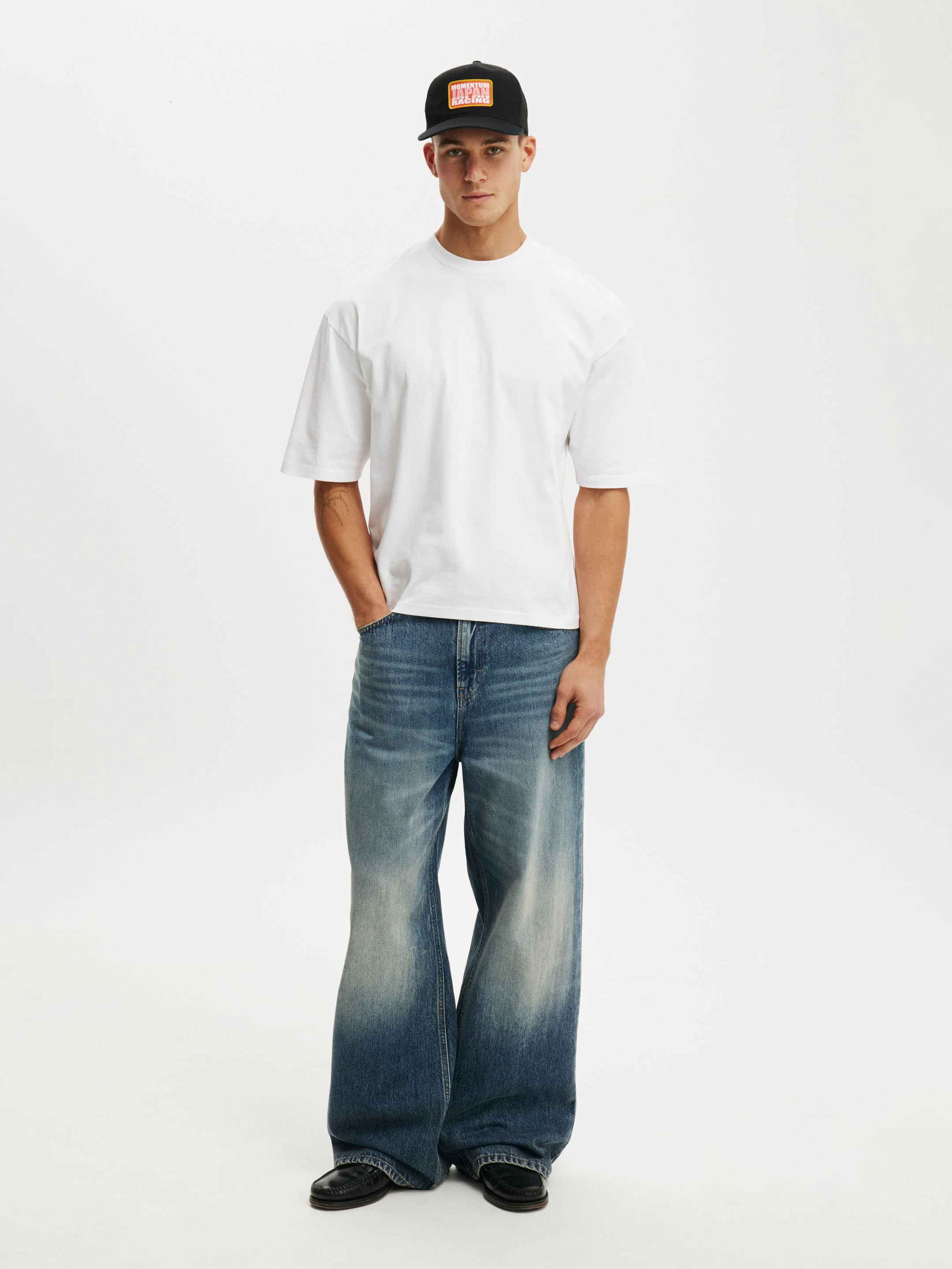 COTTON ON Áo Thun Ngắn Tay Nam - Cropped Fit T-Shirt