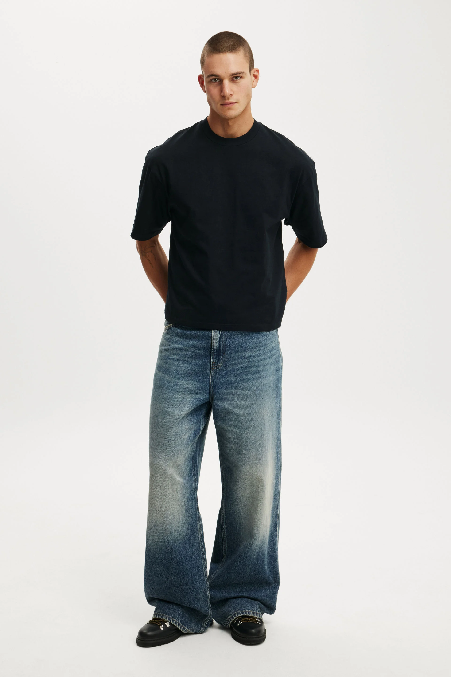 COTTON ON Áo Thun Ngắn Tay Nam - Cropped Fit T-Shirt