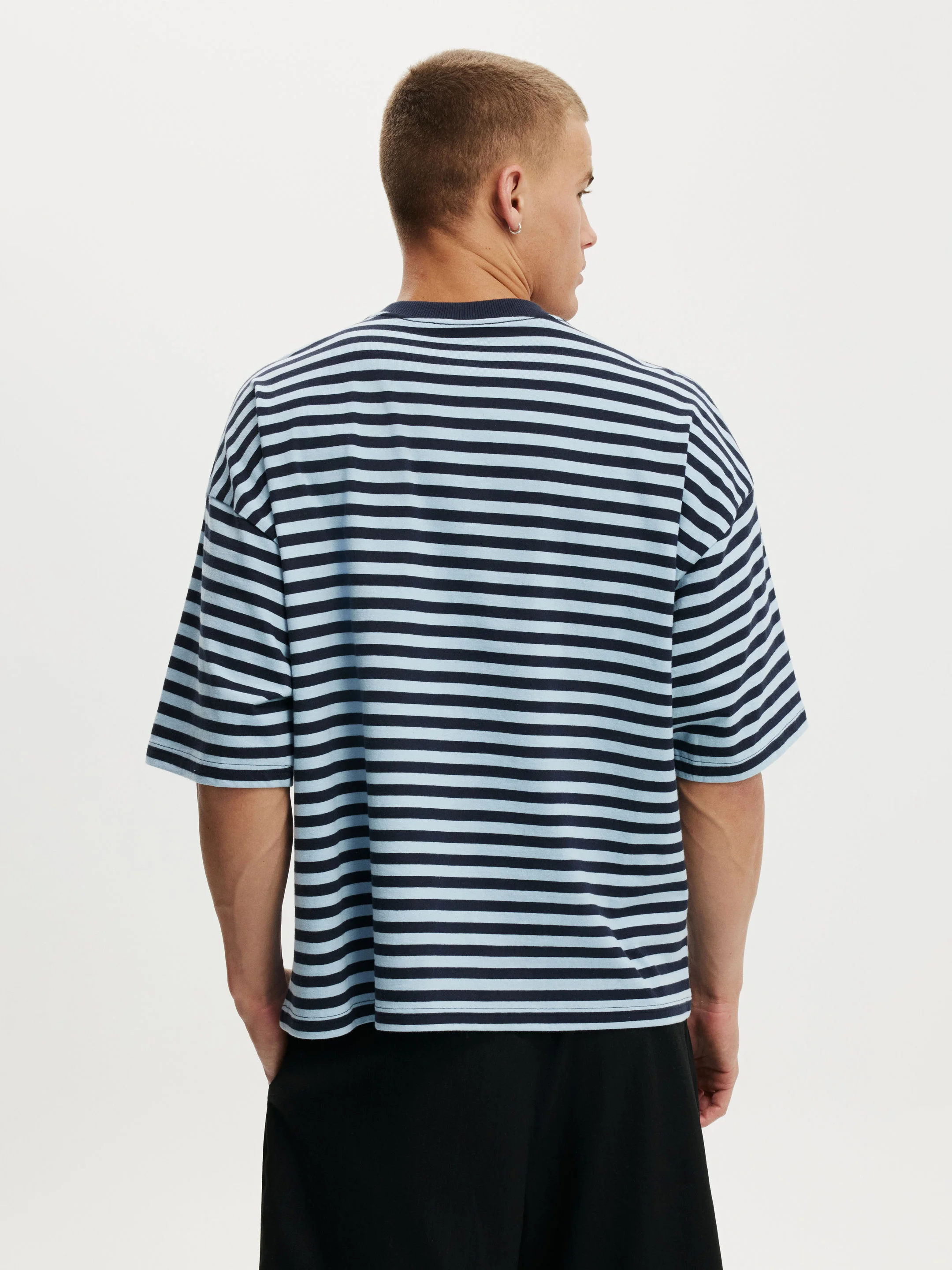 COTTON ON Áo Thun Ngắn Tay Nam-Cropped Fit T-Shirt