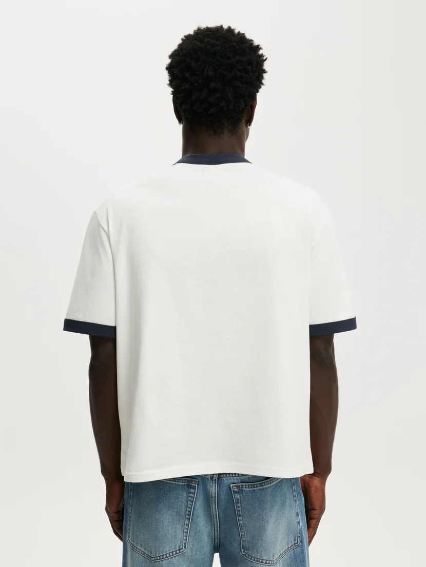 COTTON ON Áo Thun Ngắn Tay Nam-Cropped Fit T-Shirt