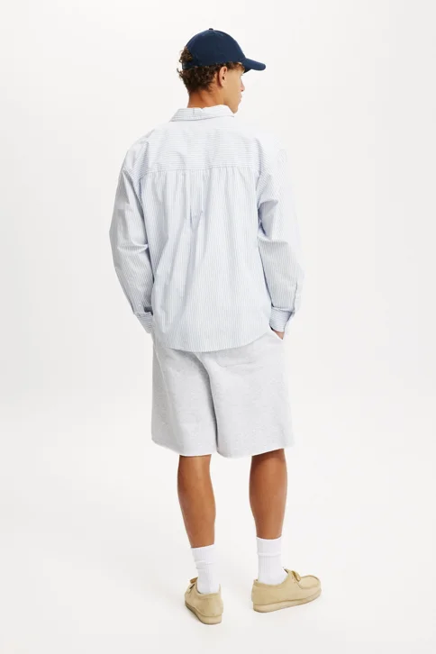 COTTON ON Quần Jeans Ống Rộng Nam-Super Baggy Fleece Short
