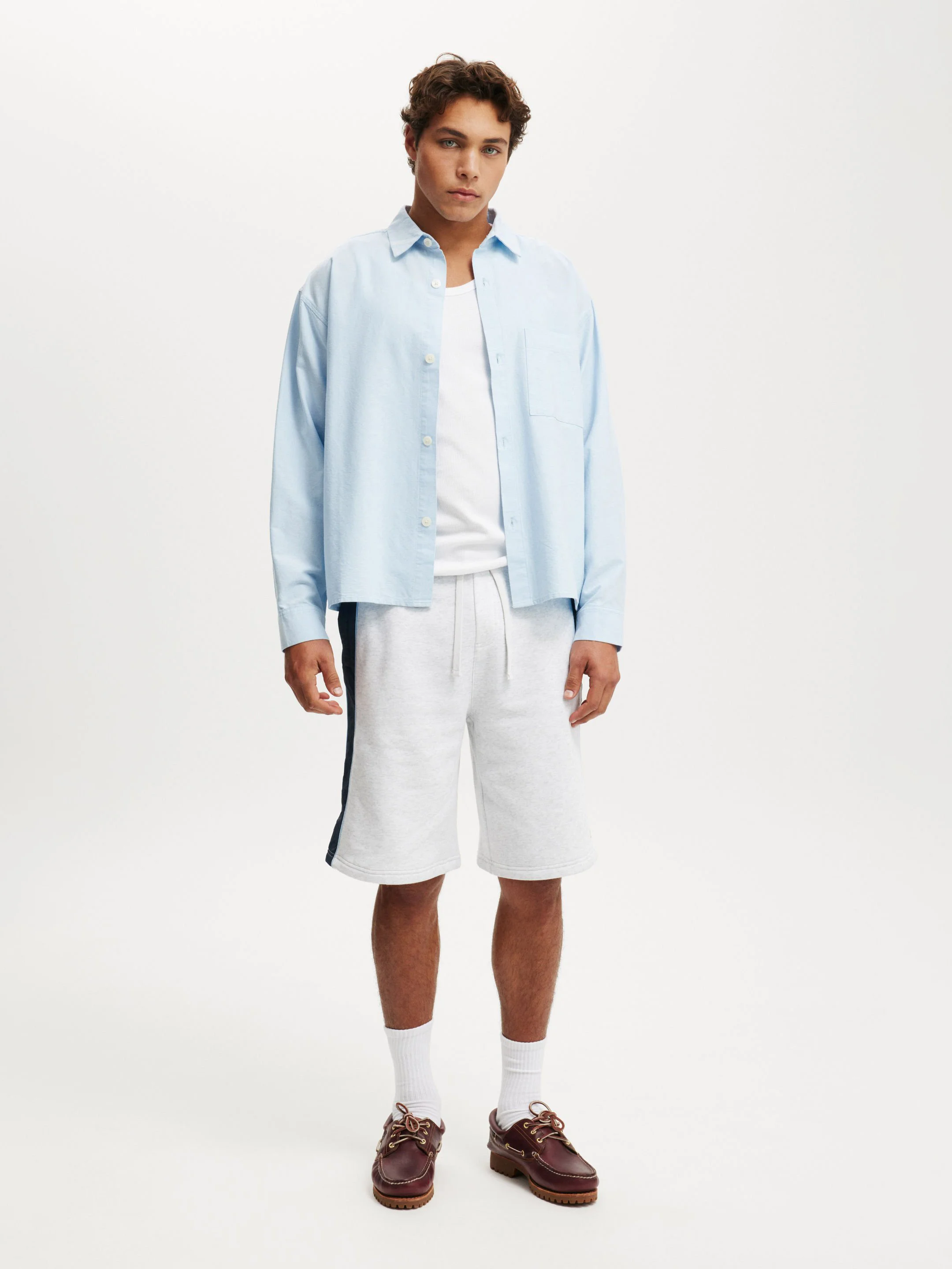 COTTON ON Quần Shorts Ống Rộng Nam-Super Baggy Fleece Short