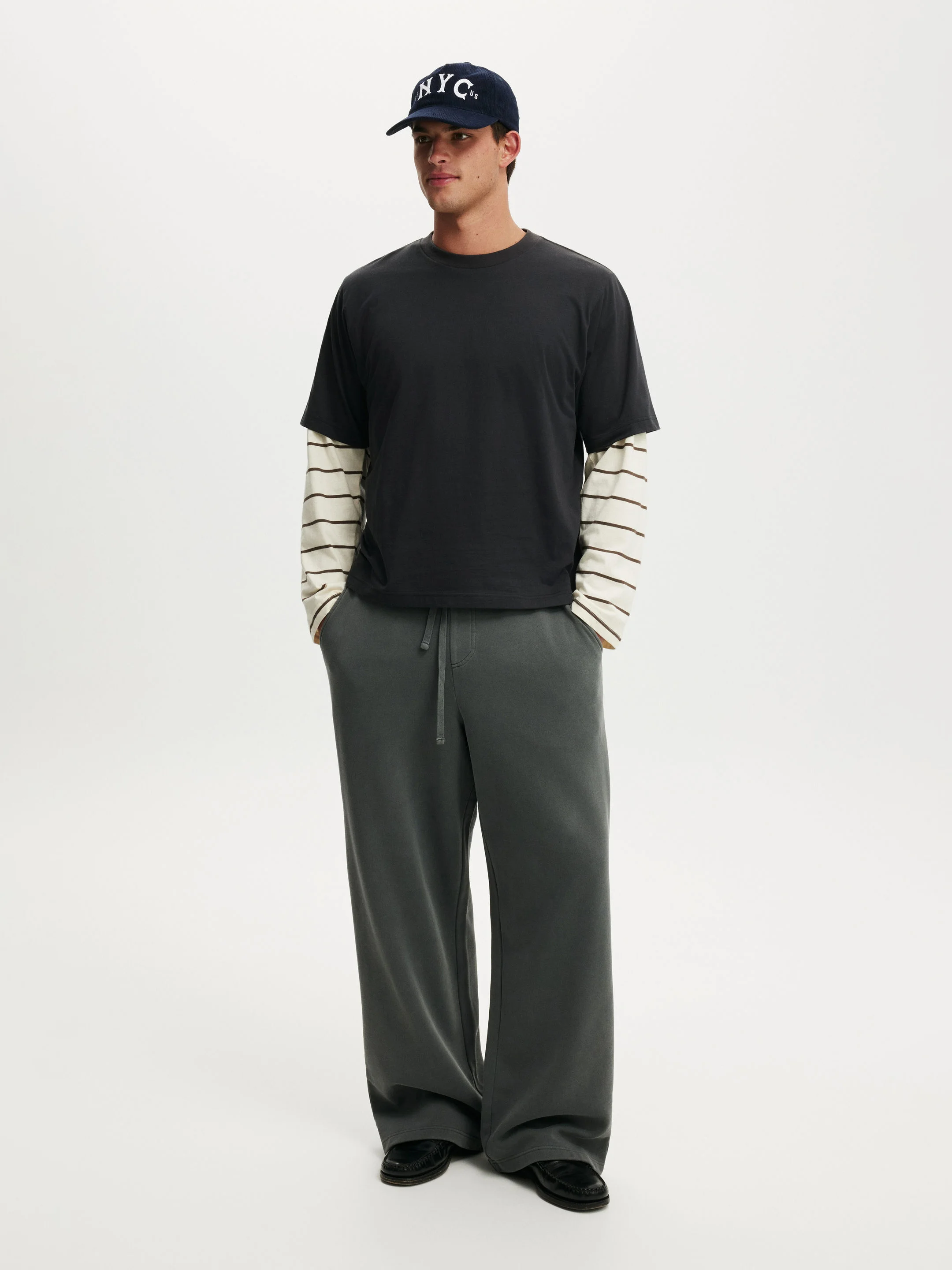 COTTON ON Quần Thun Dài Nam-Super Baggy Track Pant