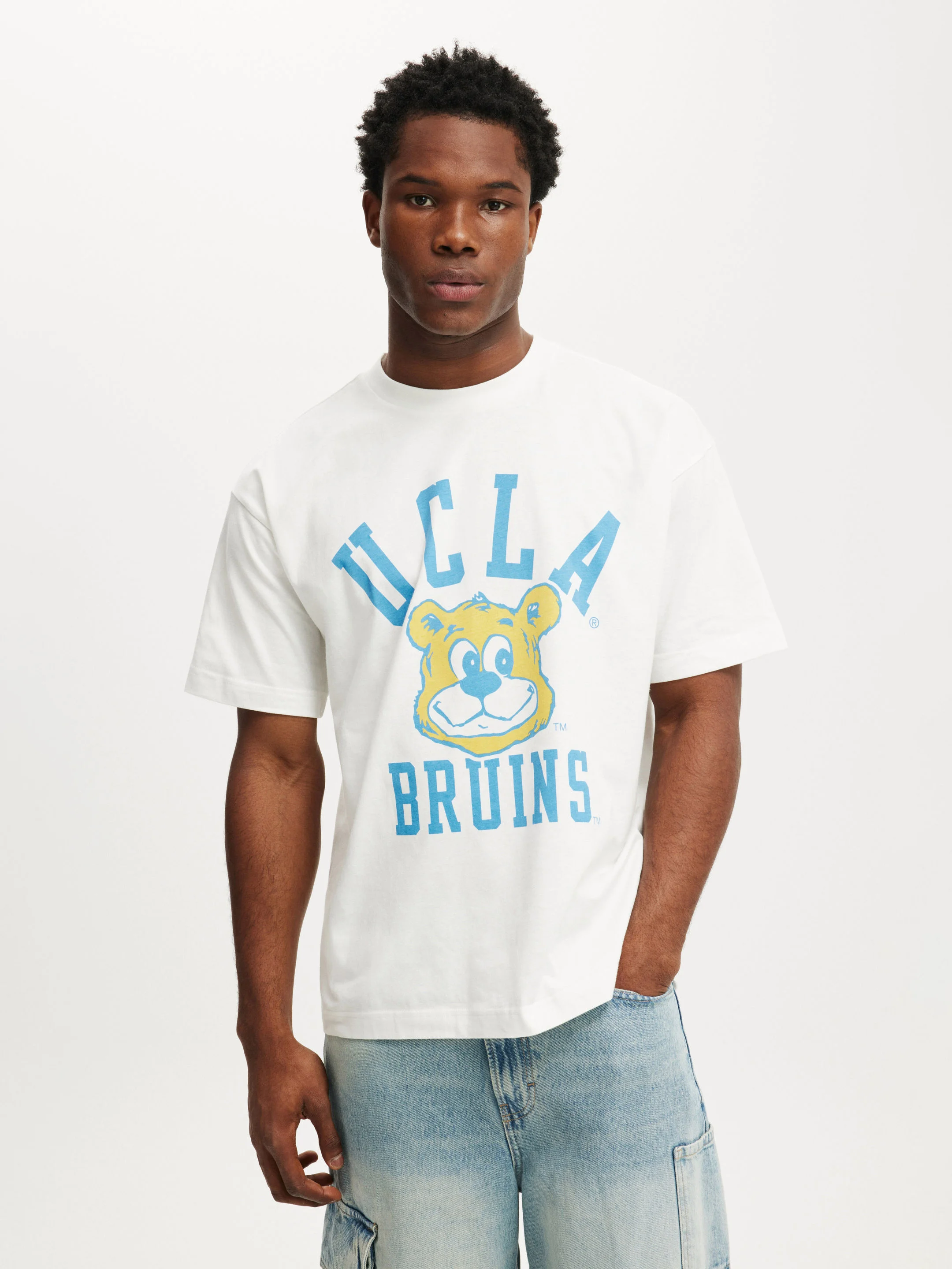 COTTON ON Áo Thun Có Họa Tiết Nam-Box Fit License T-Shirt