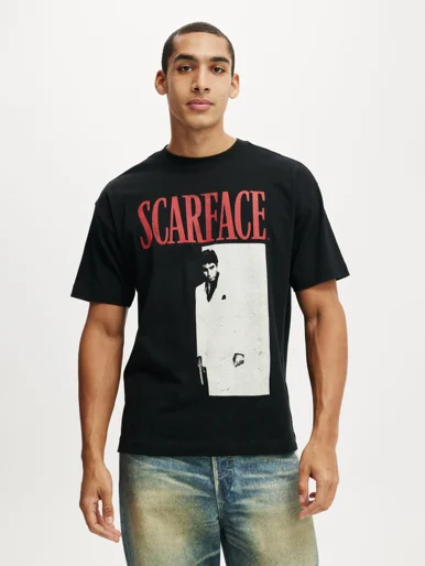 COTTON ON Áo Thun Có Họa Tiết Nam - Box Fit License T-Shirt