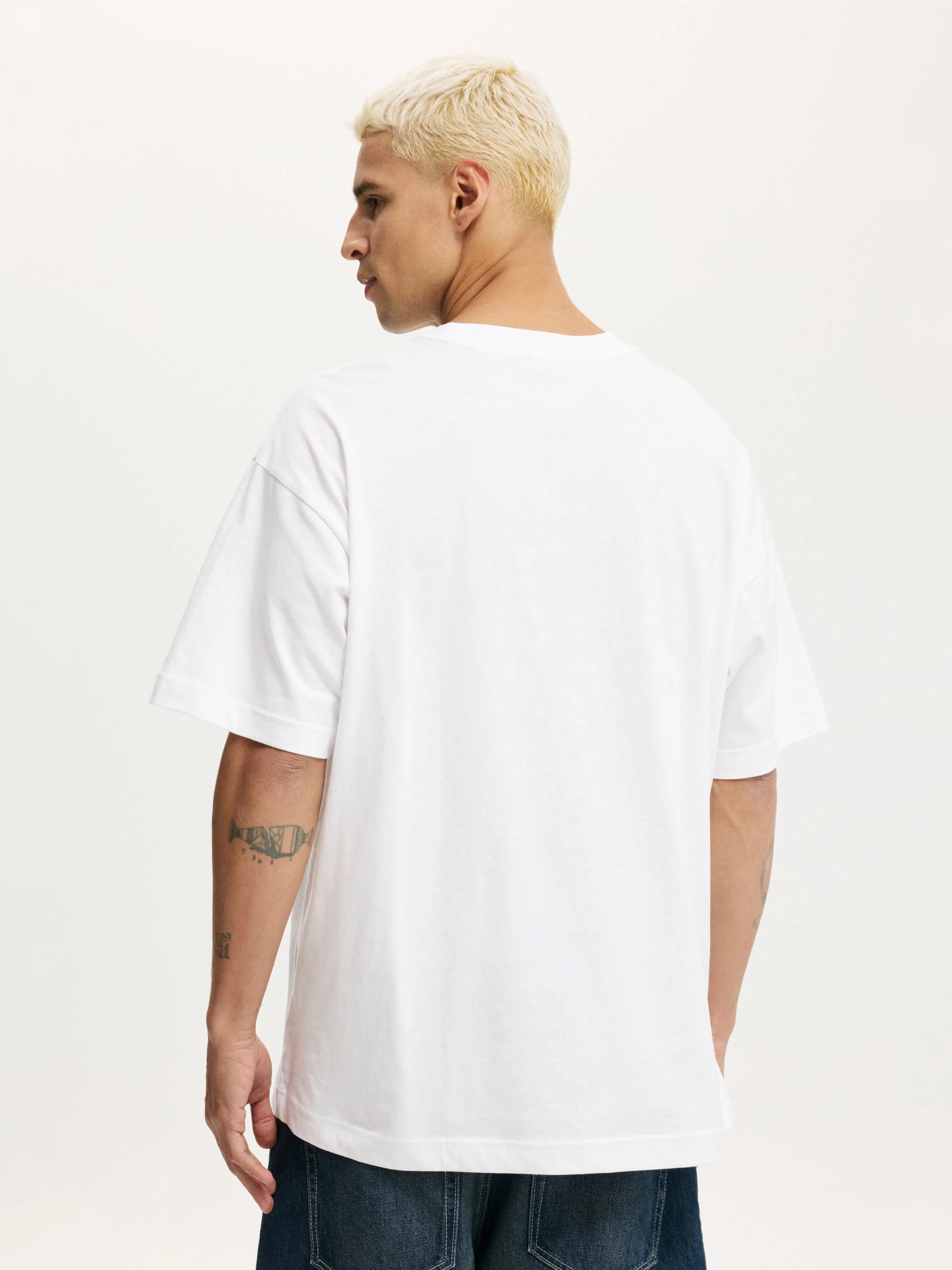 COTTON ON Áo Thun Có Họa Tiết Nam-Box Fit License T-Shirt