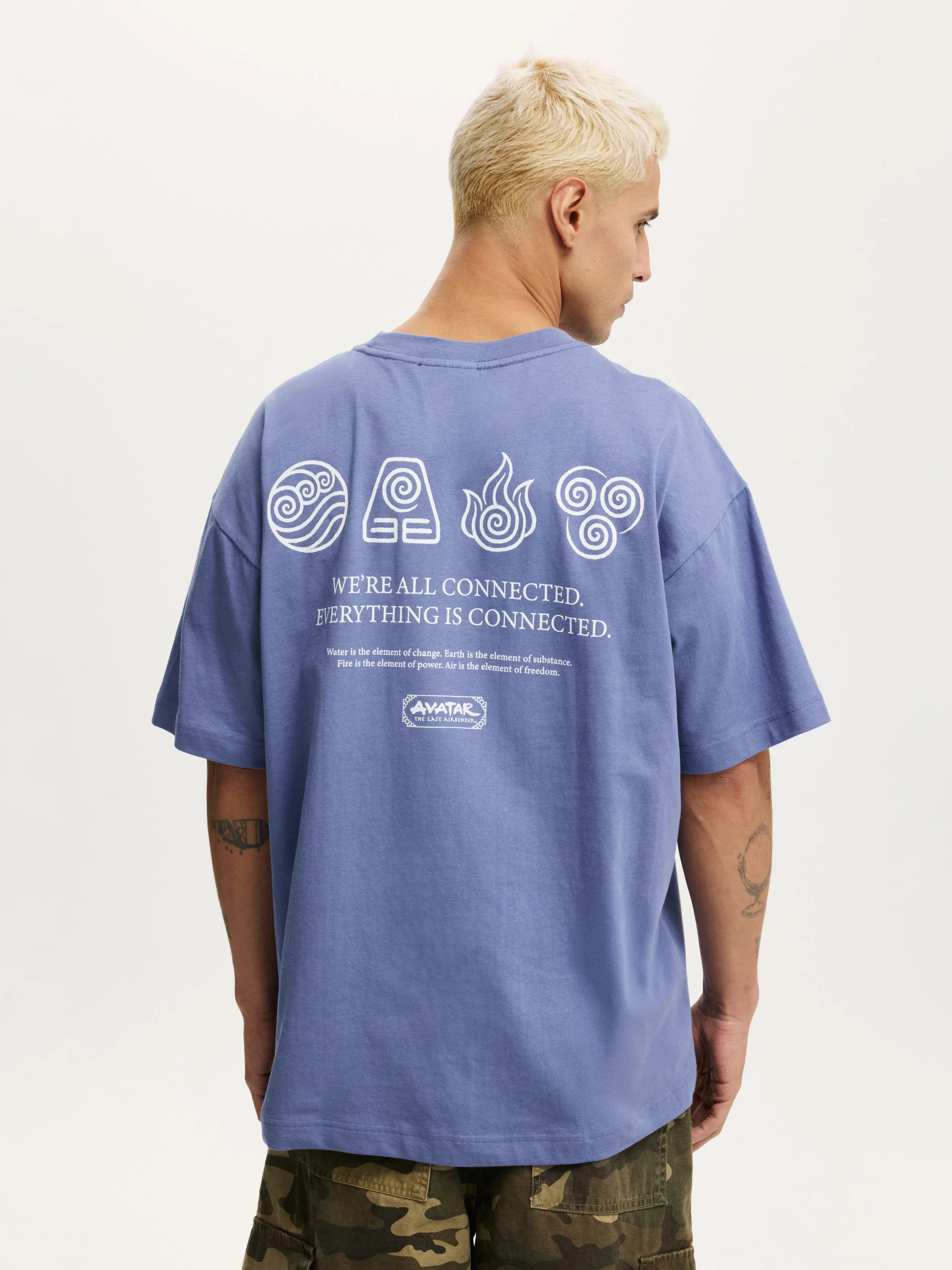 COTTON ON Áo Thun Có Họa Tiết Nam-Box Fit License T-Shirt