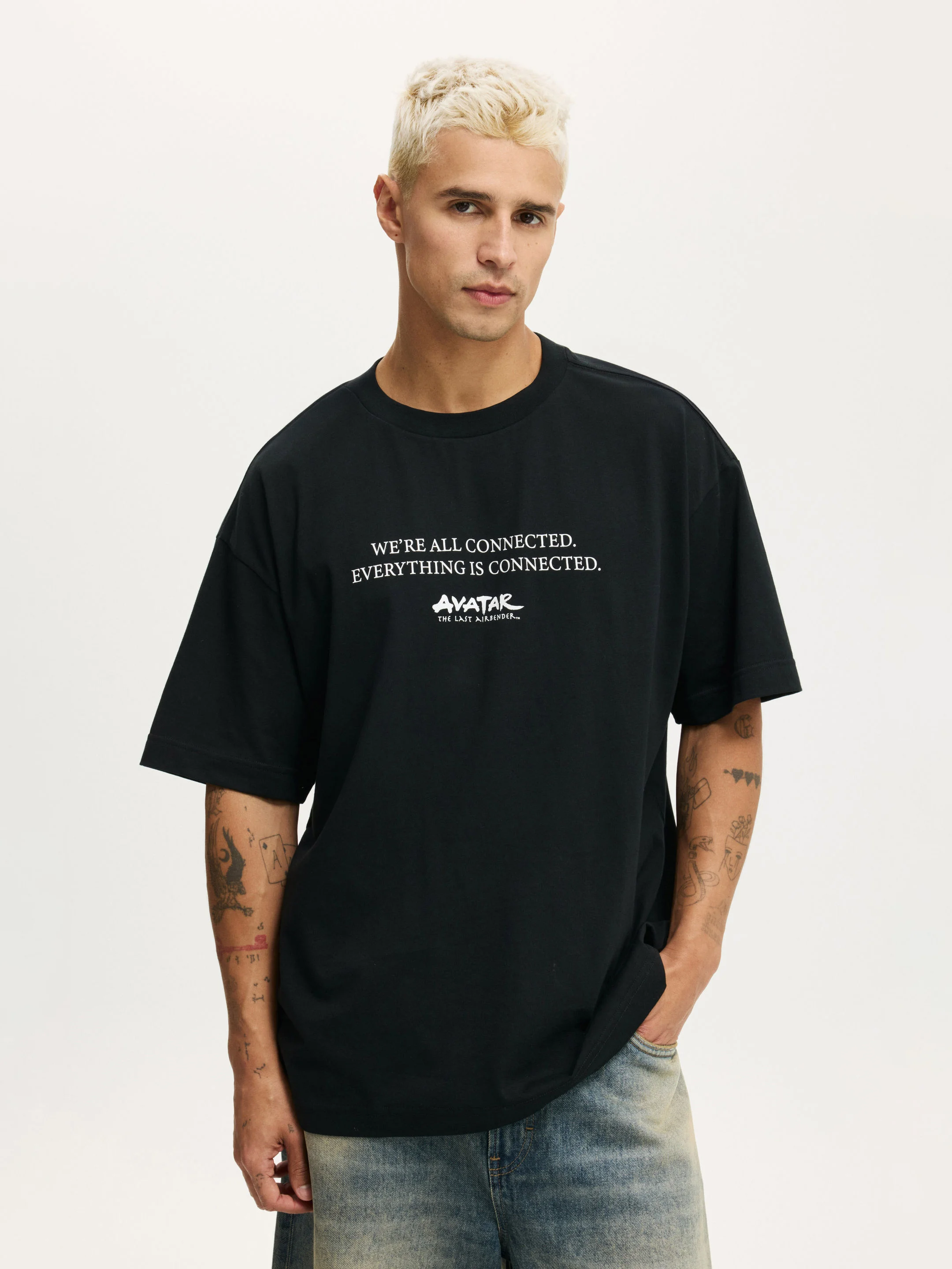 COTTON ON Áo Thun Có Họa Tiết Nam-Box Fit License T-Shirt