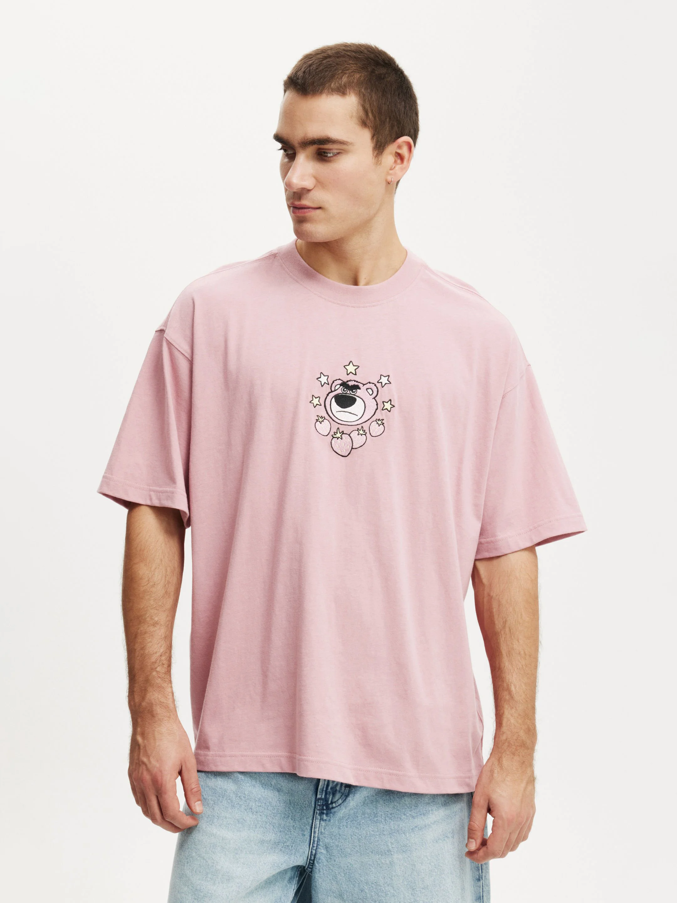 COTTON ON Áo Thun Có Họa Tiết Nam-Box Fit License T-Shirt