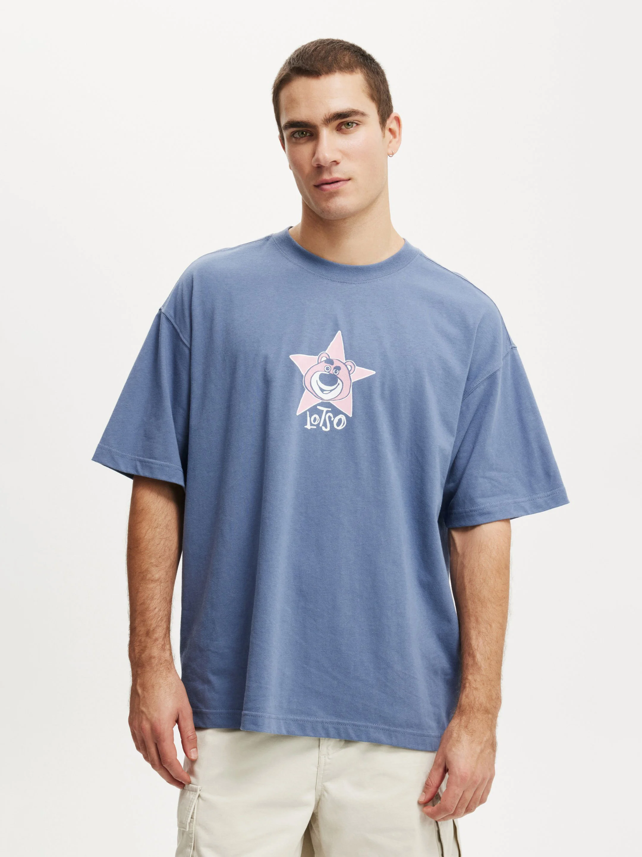 COTTON ON Áo Thun Có Họa Tiết Nam-Box Fit License T-Shirt