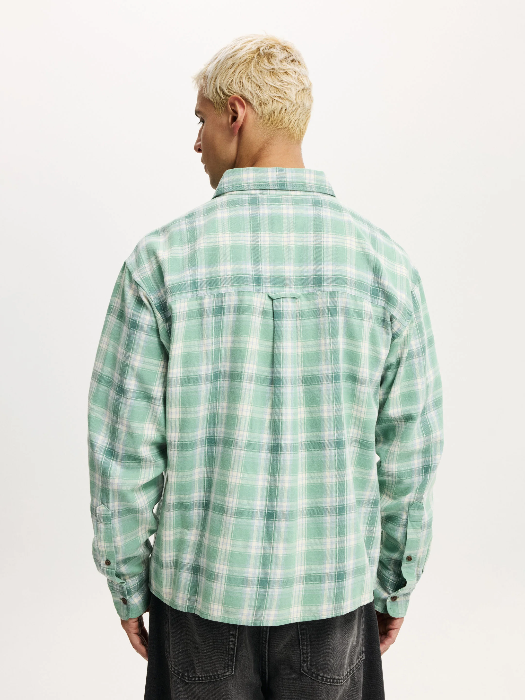 COTTON ON Áo Sơ Mi Dài Tay Nam-Tribeca Long Sleeve Shirt