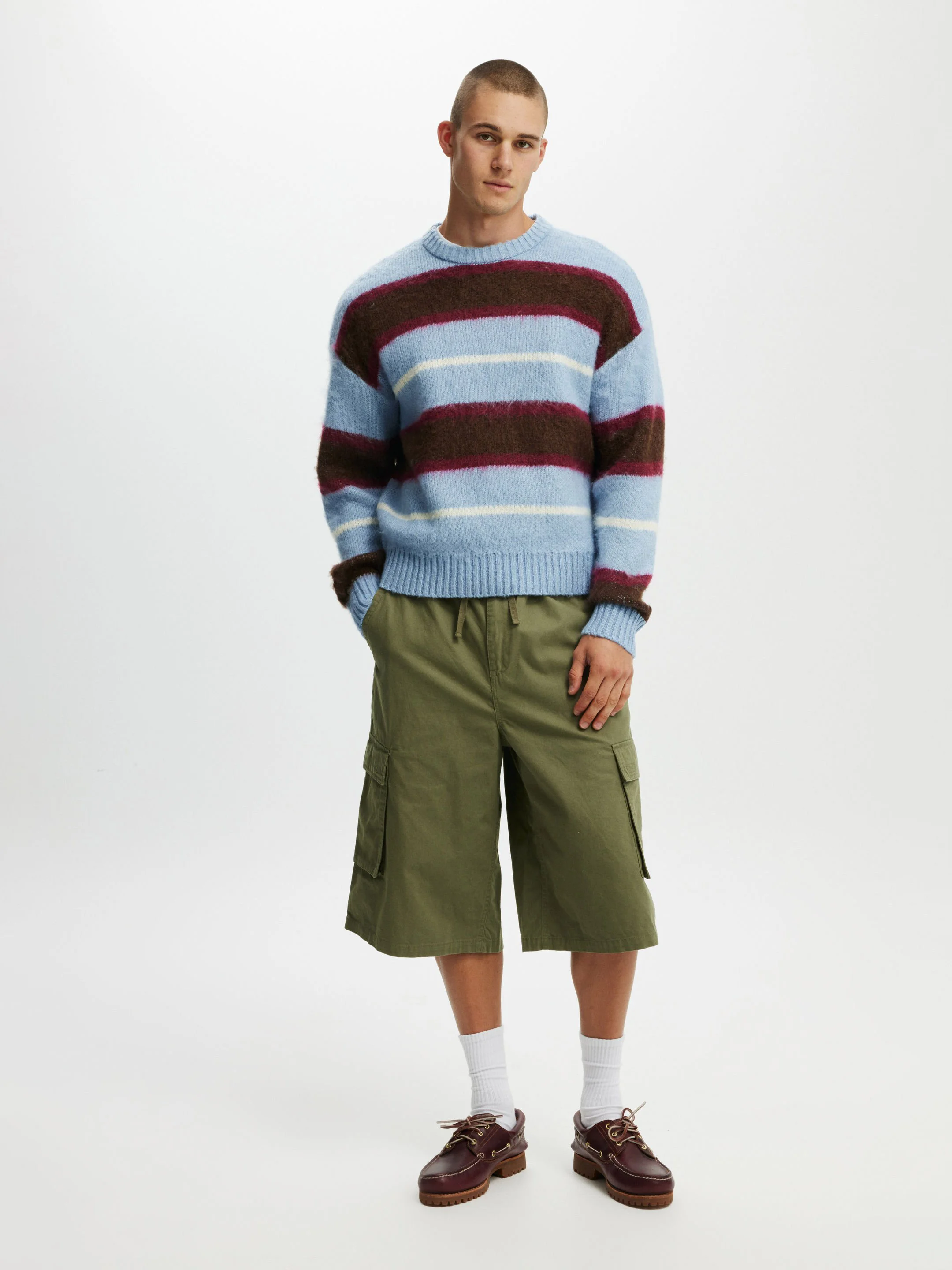COTTON ON Quần Khaki Ngắn Nam-Super Baggy Cargo Short