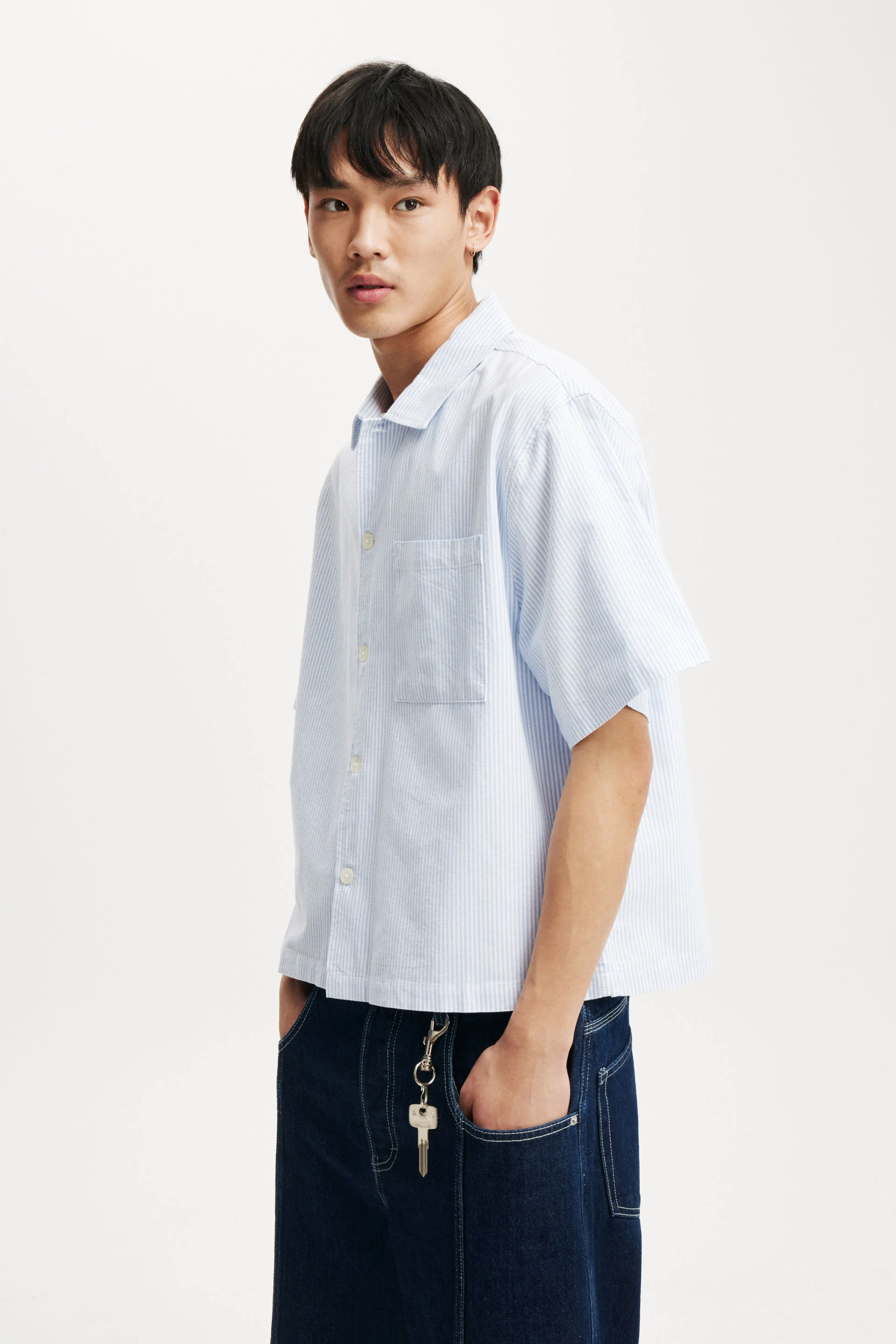 COTTON ON Áo Sơ Mi Ngắn Tay Nam-Ventura Short Sleeve Shirt