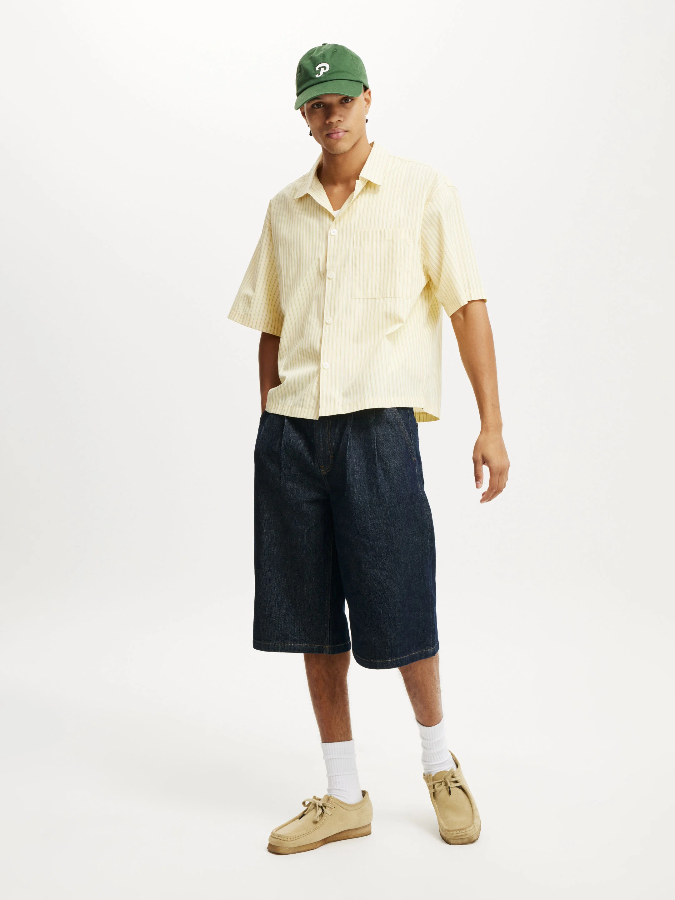 COTTON ON Áo Sơ Mi Ngắn Tay Nam-Ventura Short Sleeve Shirt