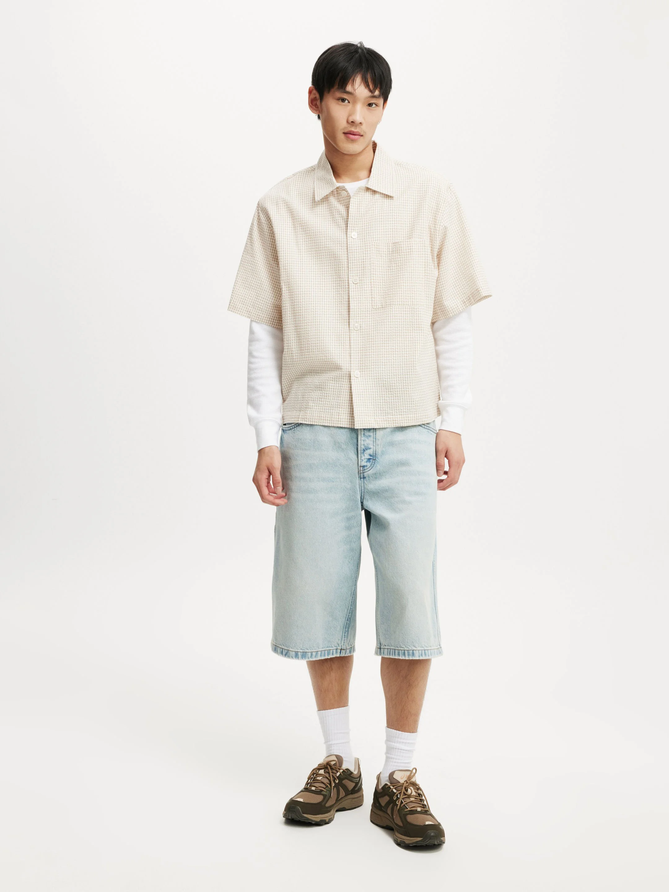 COTTON ON Áo Sơ Mi Ngắn Tay Nam-Ventura Short Sleeve Shirt