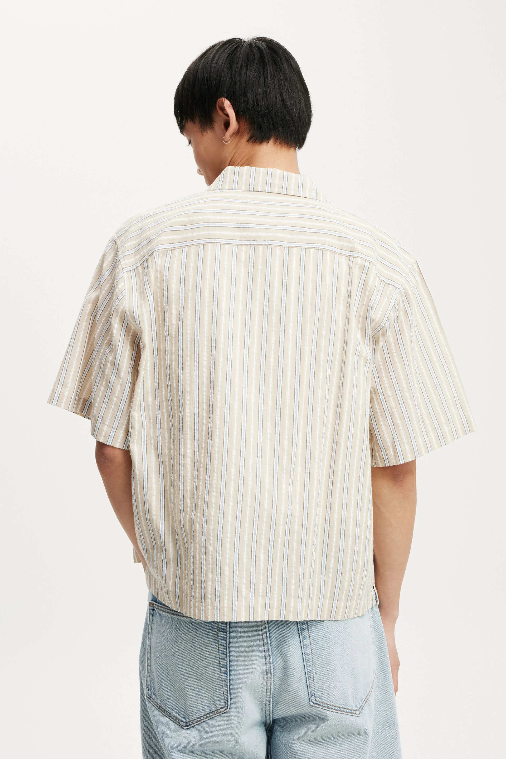 COTTON ON Áo Sơ Mi Ngắn Tay Nam-Ventura Short Sleeve Shirt