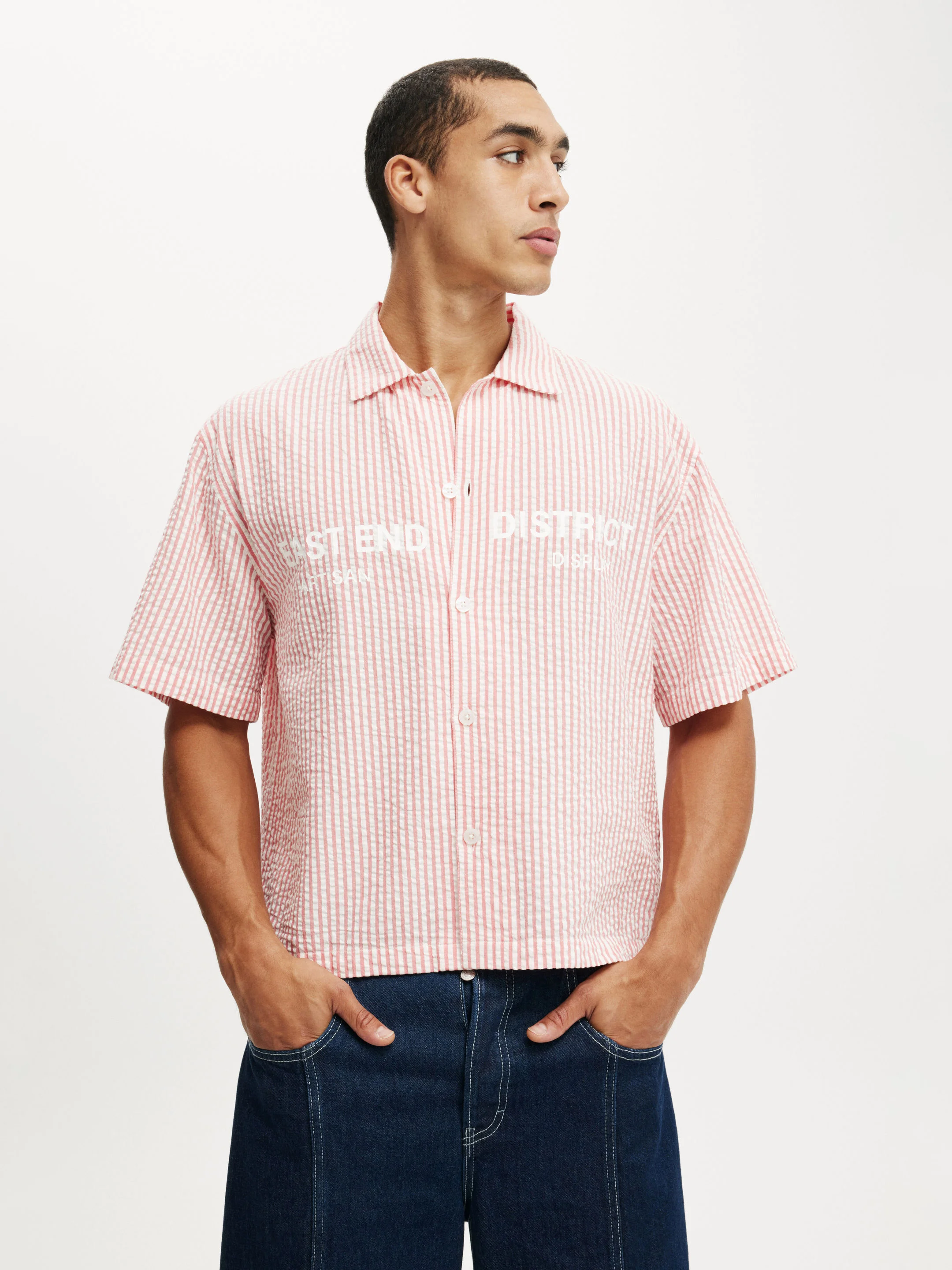 COTTON ON Áo Sơ Mi Ngắn Tay Nam-Ventura Short Sleeve Shirt