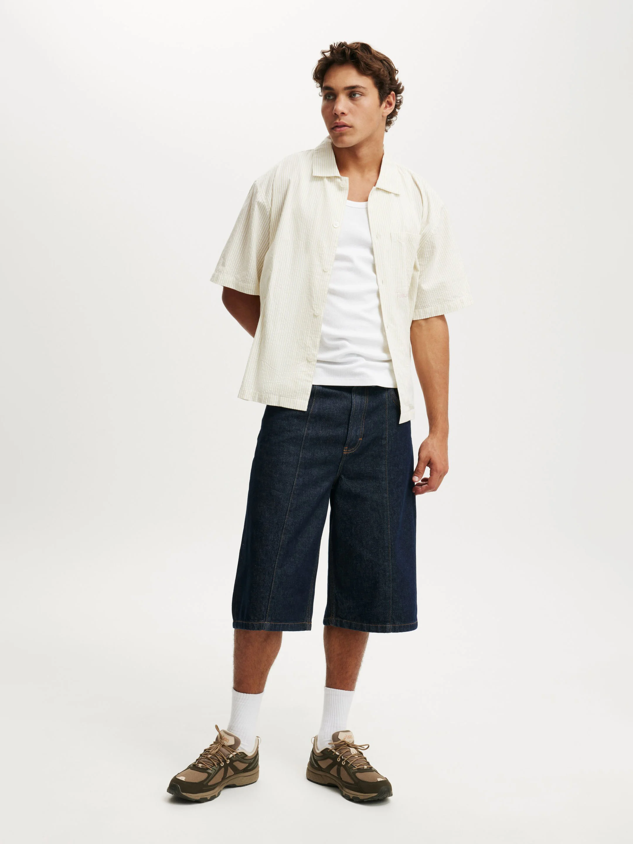 COTTON ON Áo Sơ Mi Ngắn Tay Nam-Ventura Short Sleeve Shirt