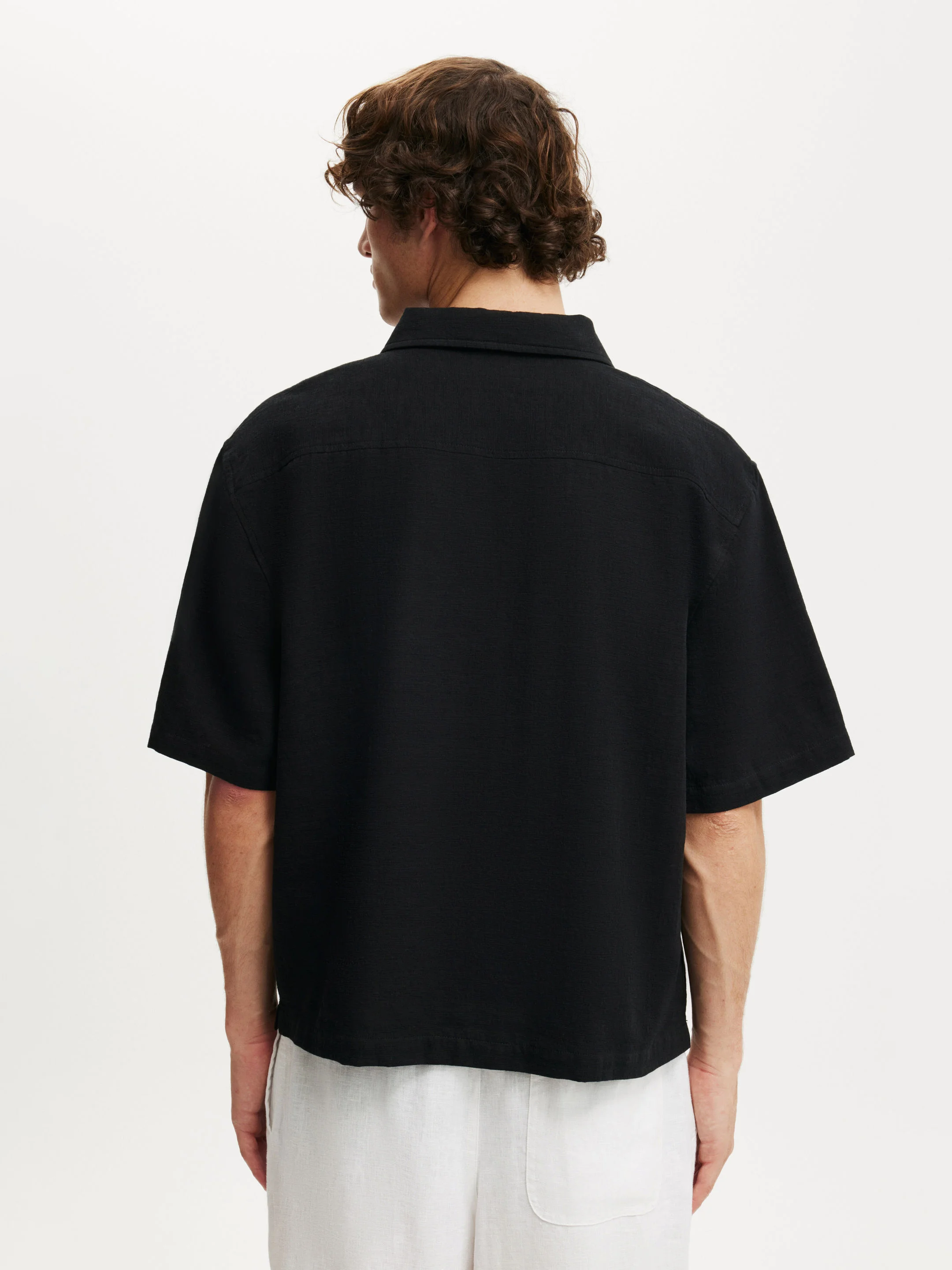 COTTON ON Áo Sơ Mi Ngắn Tay Nam-Ventura Short Sleeve Shirt