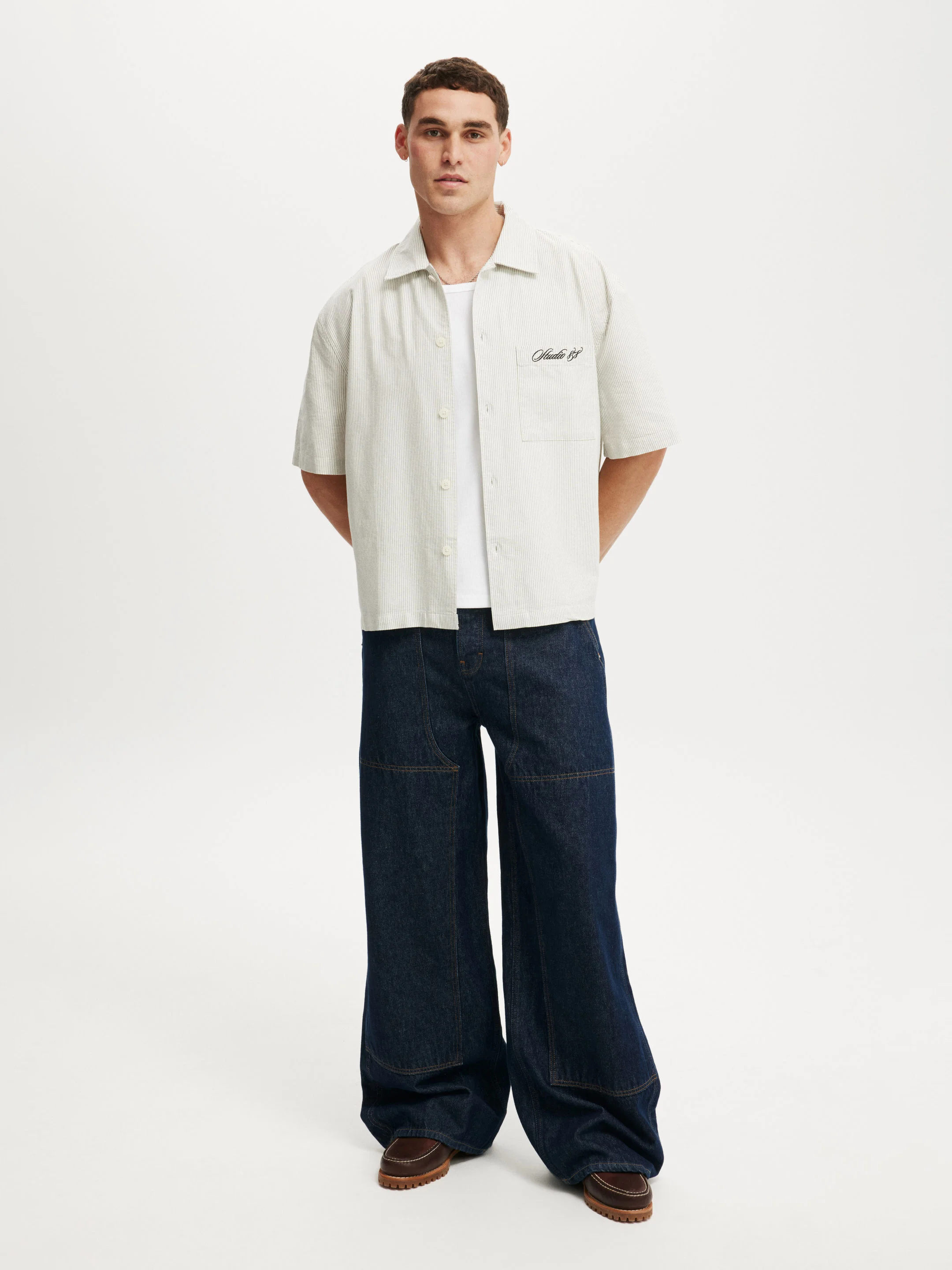 COTTON ON Áo Sơ Mi Ngắn Tay Nam - Ventura Short Sleeve Shirt