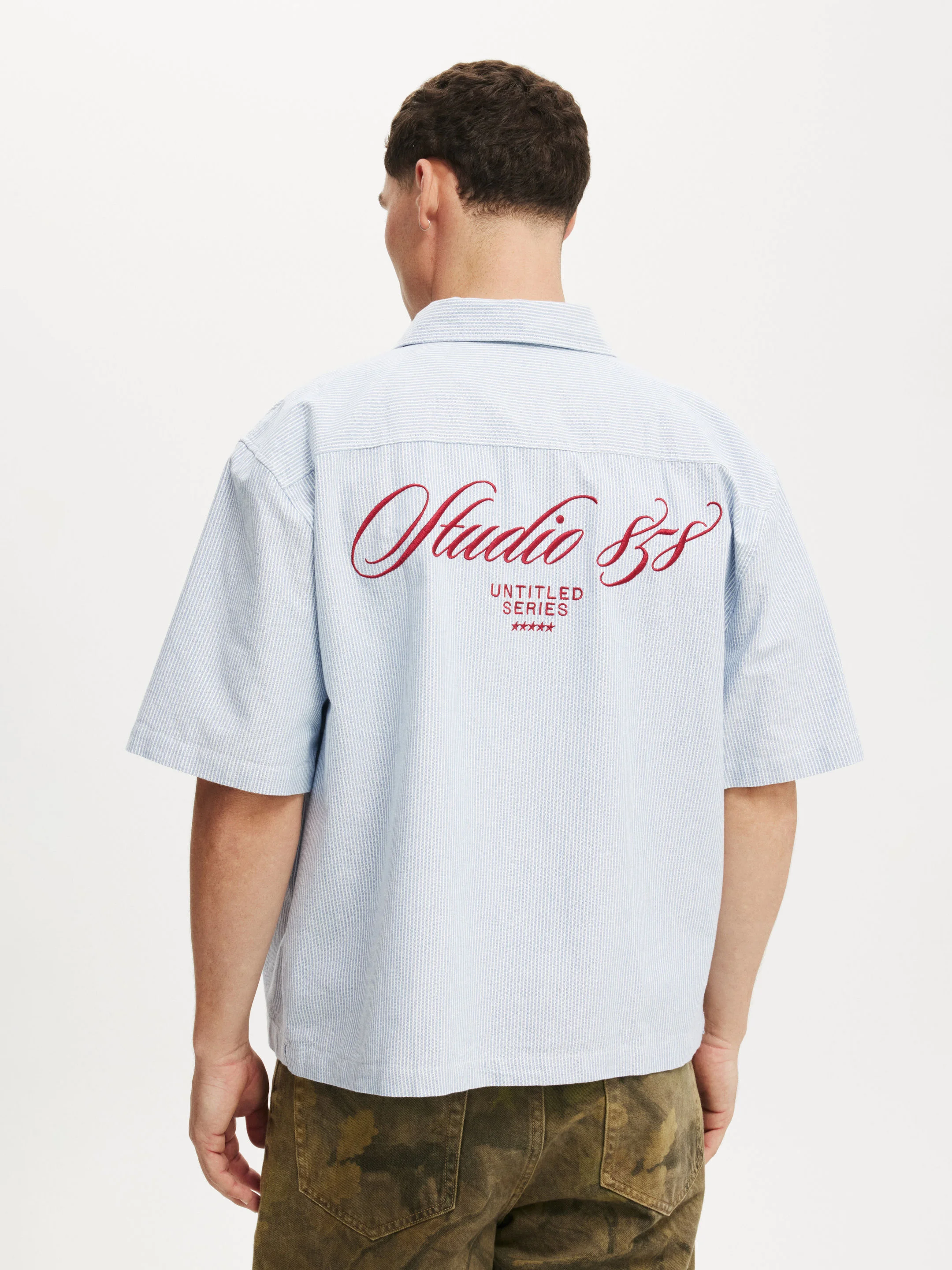 COTTON ON Áo Sơ Mi Ngắn Tay Nam-Ventura Short Sleeve Shirt