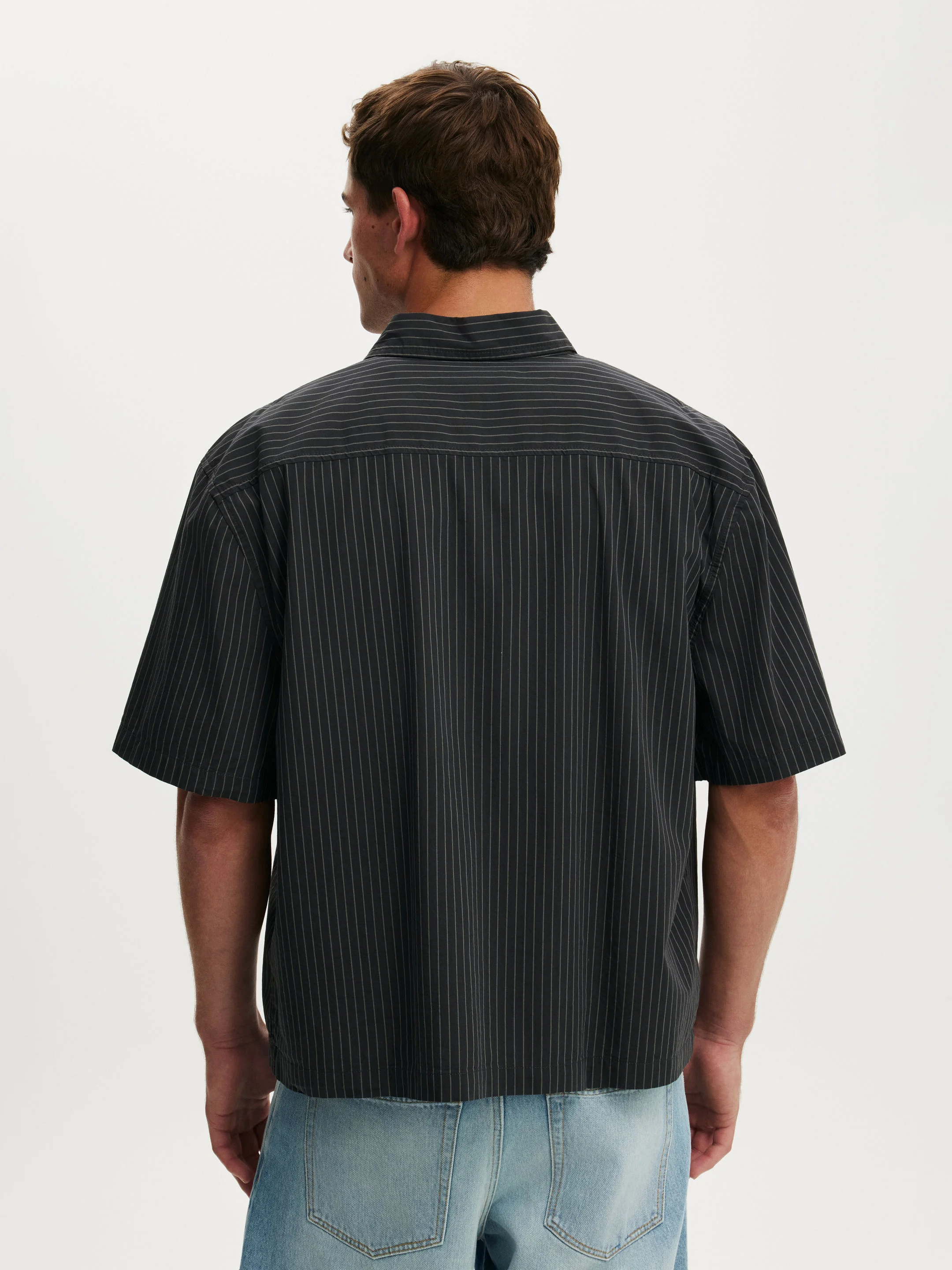 COTTON ON Áo Sơ Mi Ngắn Tay Nam-Ventura Short Sleeve Shirt