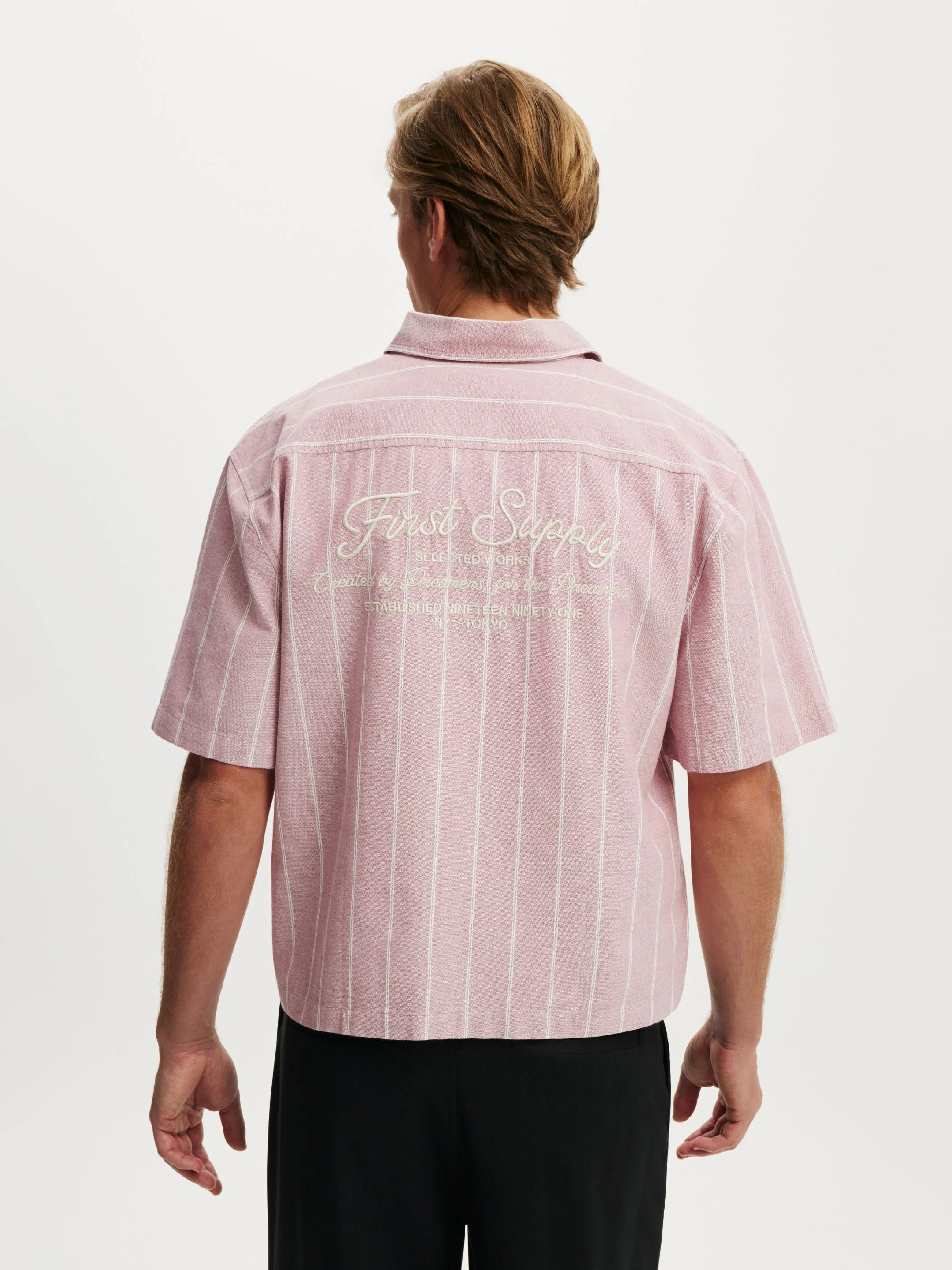 COTTON ON Áo Sơ Mi Ngắn Tay Nam - Ventura Short Sleeve Shirt