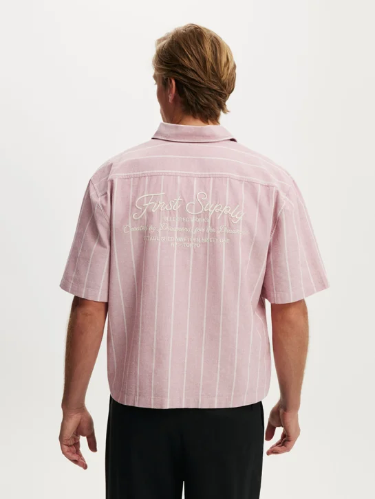 COTTON ON Áo Sơ Mi Ngắn Tay Nam - Ventura Short Sleeve Shirt