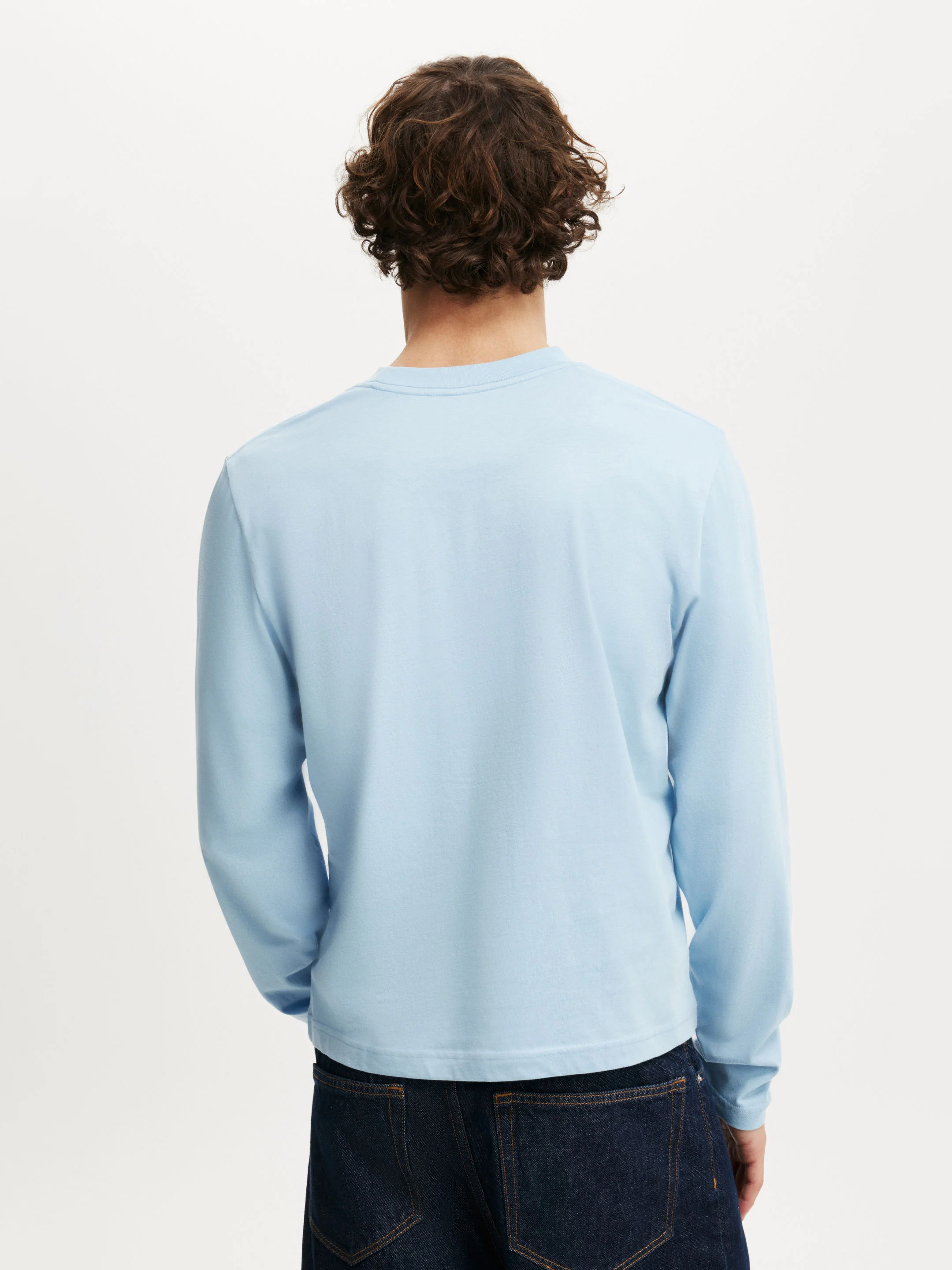 COTTON ON Áo Thun Dài Tay Nam-Cropped Fit Long Sleeve