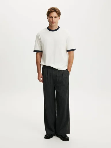 COTTON ON Quần Vải Dài Nam - Super Baggy Pleated Pant