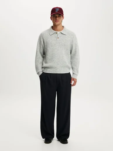 COTTON ON Quần Vải Dài Nam - Super Baggy Pleated Pant