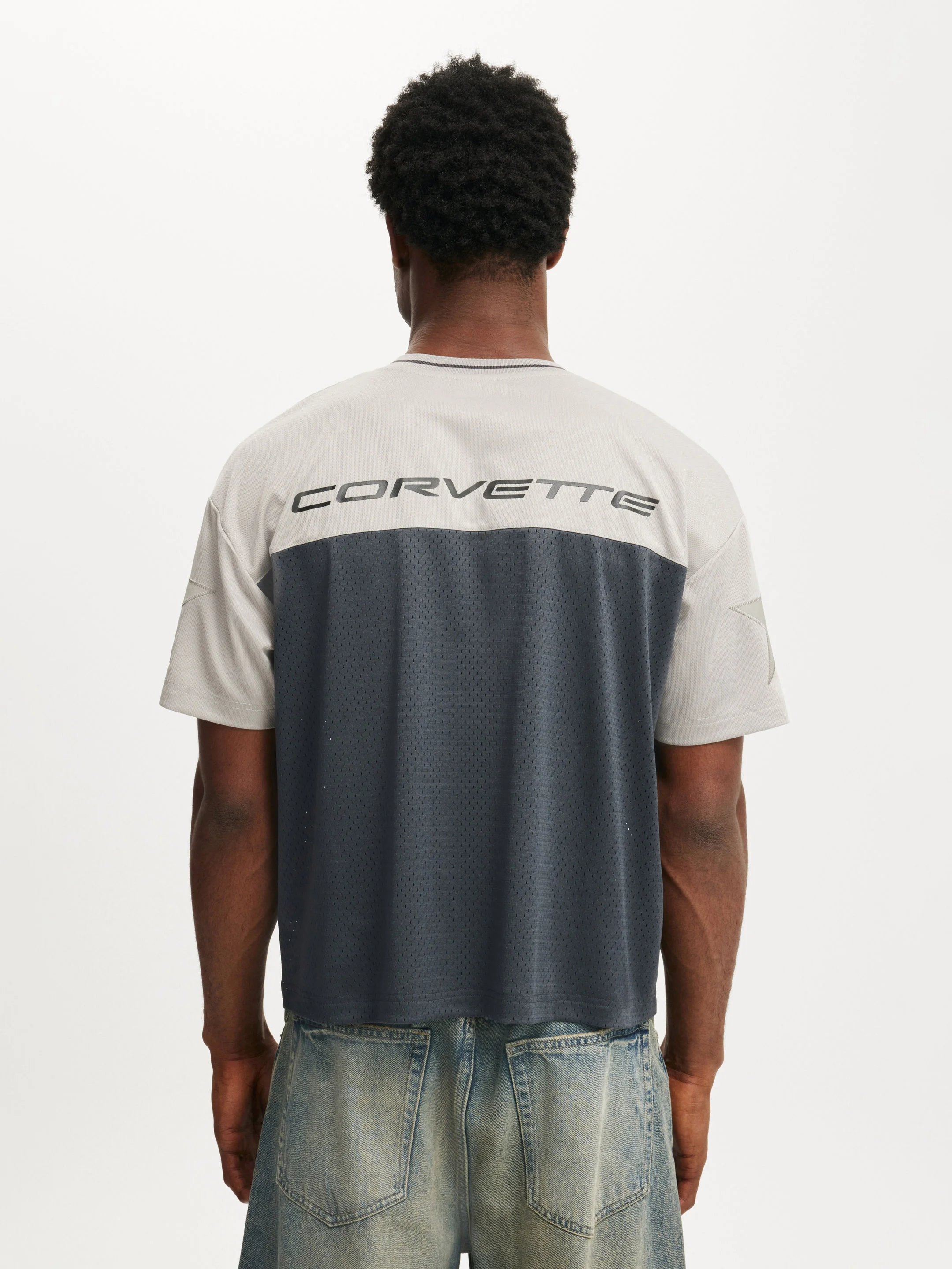 COTTON ON Áo Thun Có Họa Tiết Nam-General Motors Crew Neck Football Jersey
