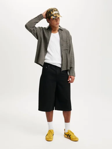 COTTON ON Quần Jeans Ngắn Nam - Y2K Super Baggy Jort
