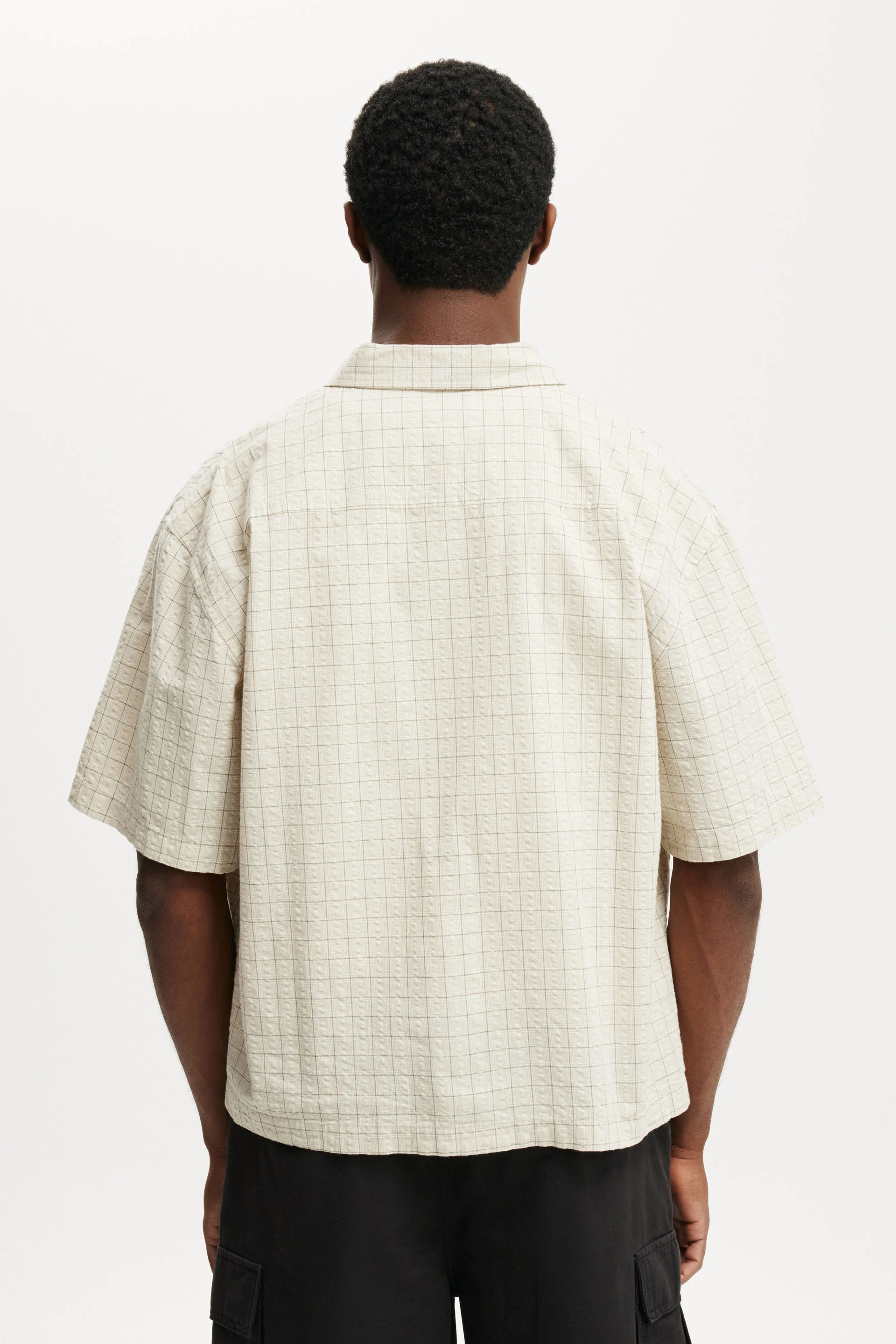COTTON ON Áo Sơ Mi Ngắn Tay Nam-Darcy Short Sleeve Shirt