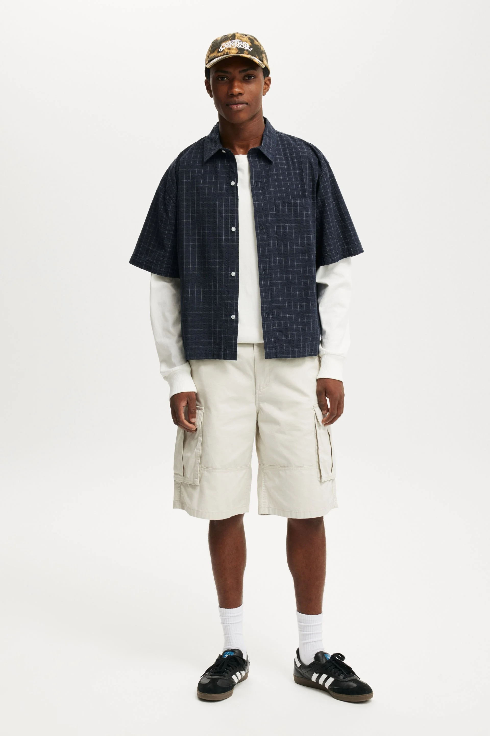 COTTON ON Áo Sơ Mi Ngắn Tay Nam-Darcy Short Sleeve Shirt