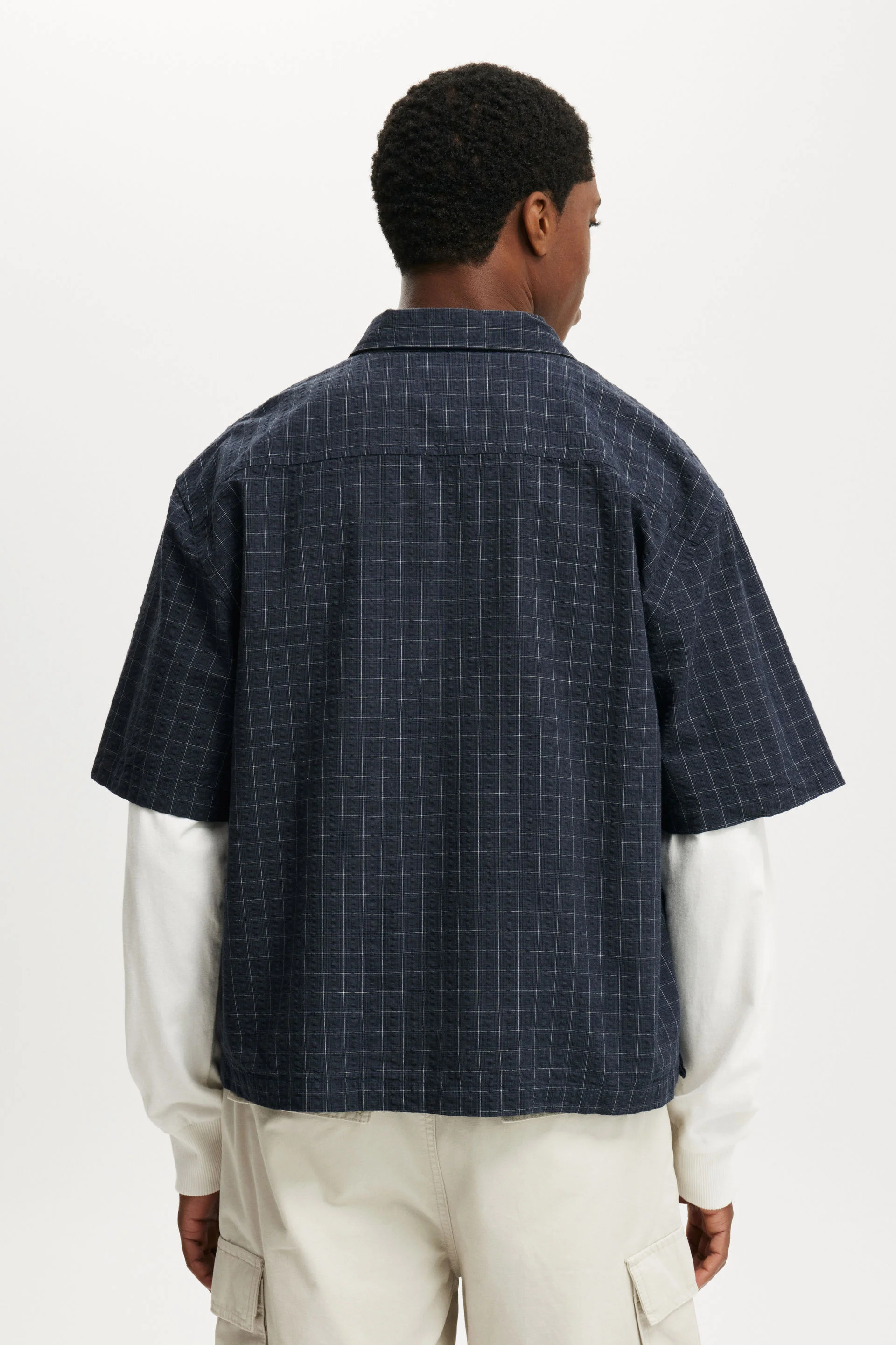 COTTON ON Áo Sơ Mi Ngắn Tay Nam-Darcy Short Sleeve Shirt