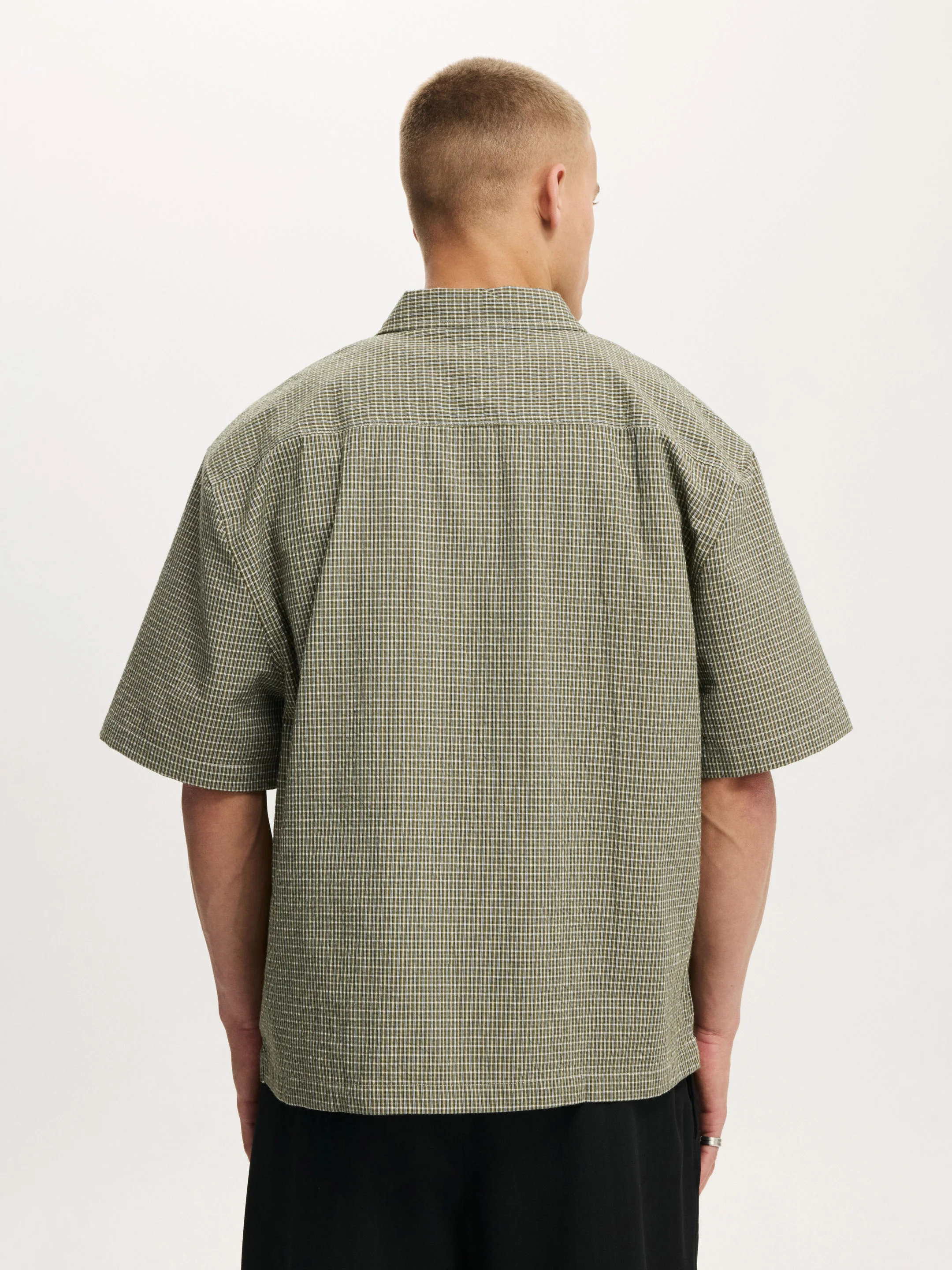 COTTON ON Áo Sơ Mi Ngắn Tay Nam-Darcy Short Sleeve Shirt