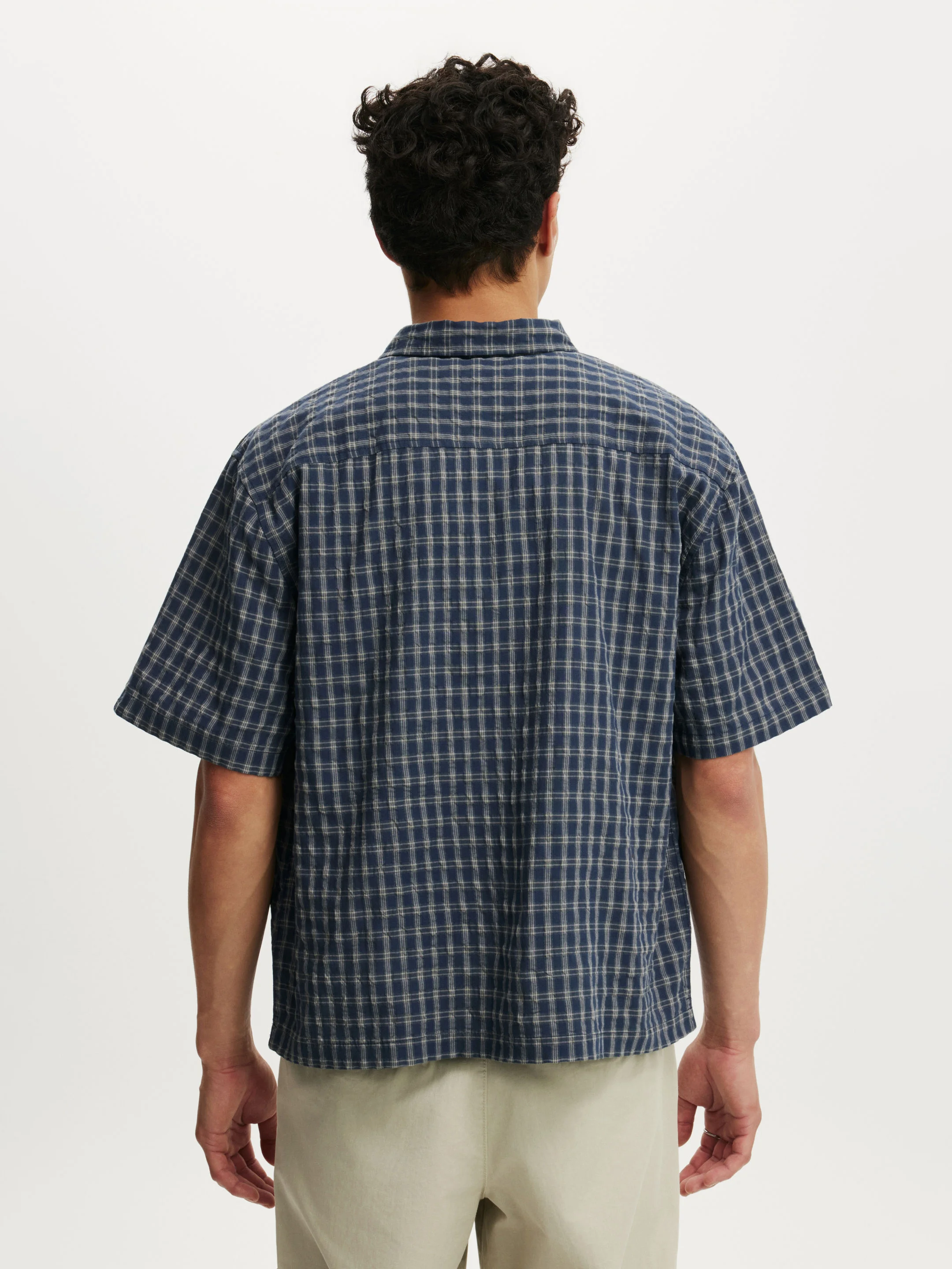COTTON ON Áo Sơ Mi Ngắn Tay Nam - Darcy Short Sleeve Shirt