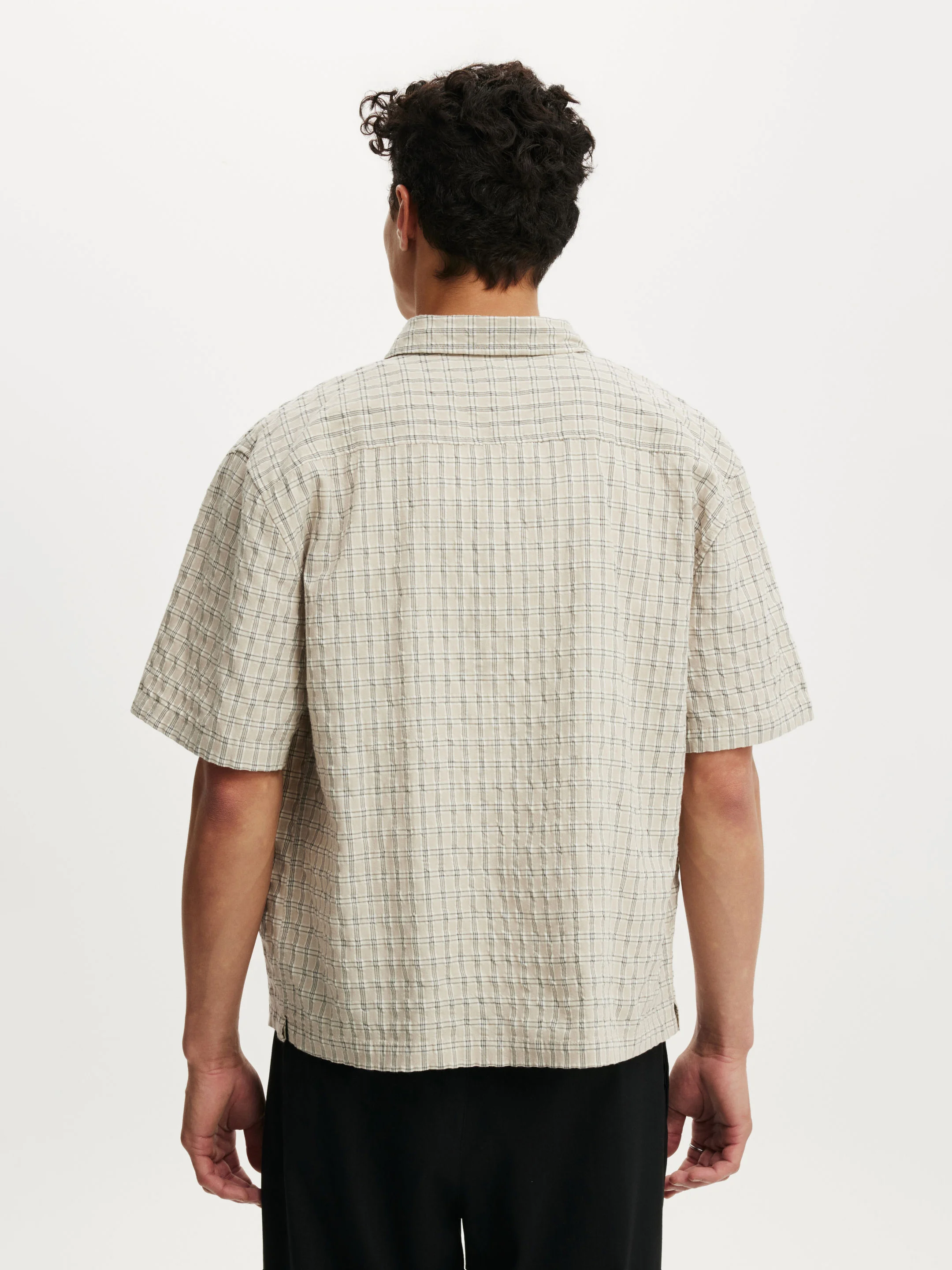 COTTON ON Áo Sơ Mi Ngắn Tay Nam - Darcy Short Sleeve Shirt