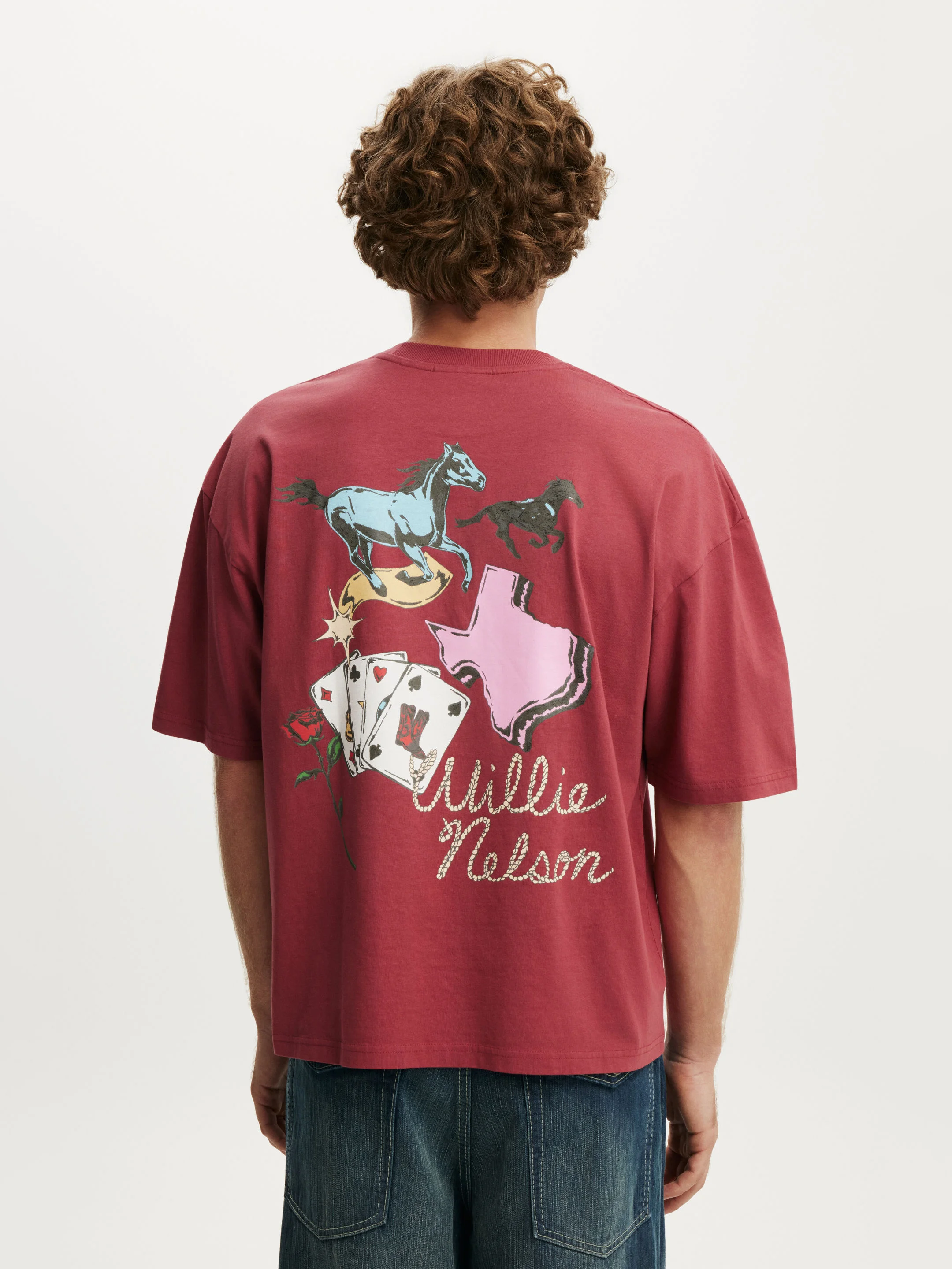 COTTON ON Áo Thun Có Hoạ Tiết Nam - Cropped Fit Music T-Shirt