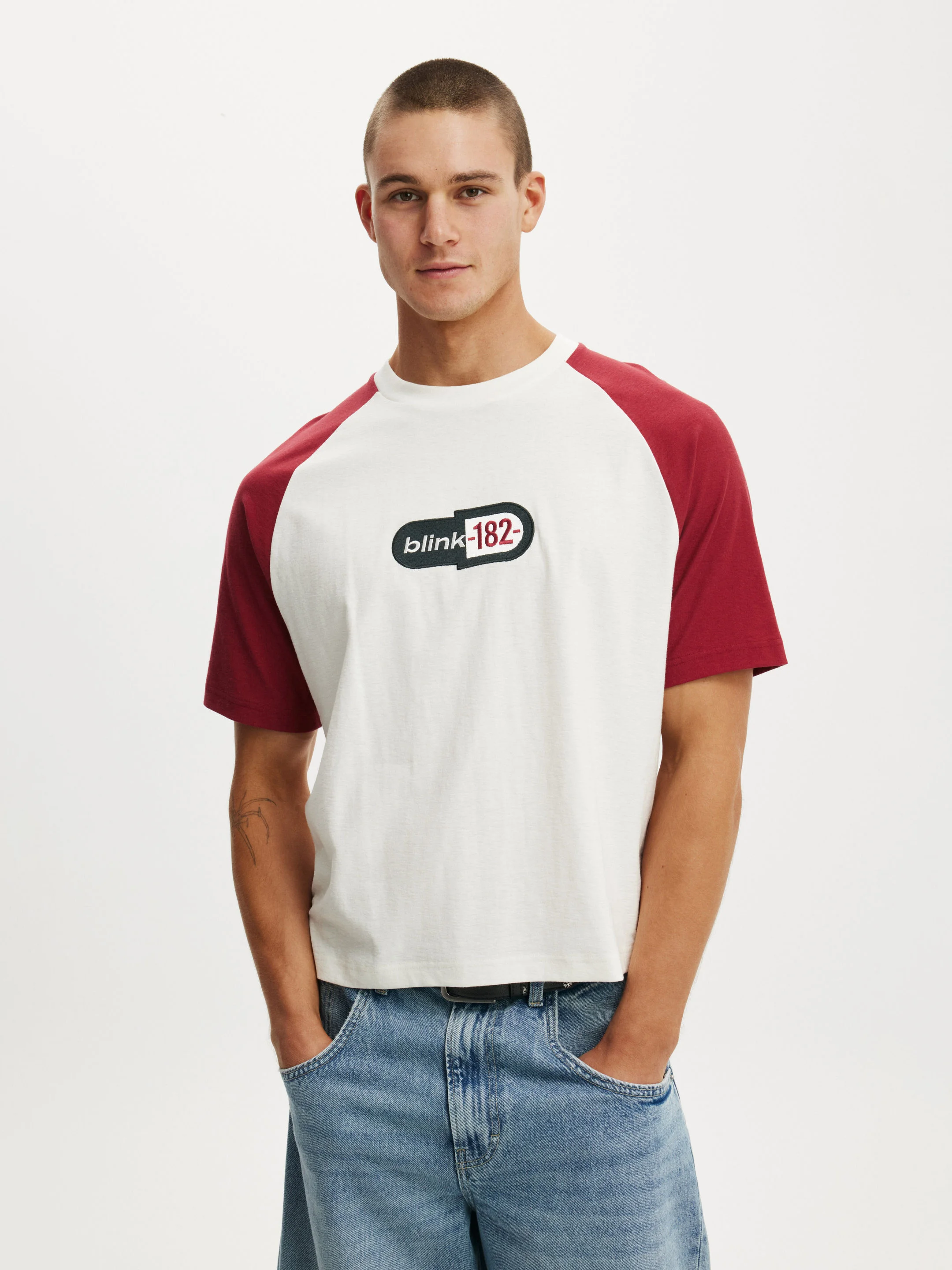 COTTON ON Áo Thun Có Họa Tiết Nam - Cropped Fit Music T-Shirt