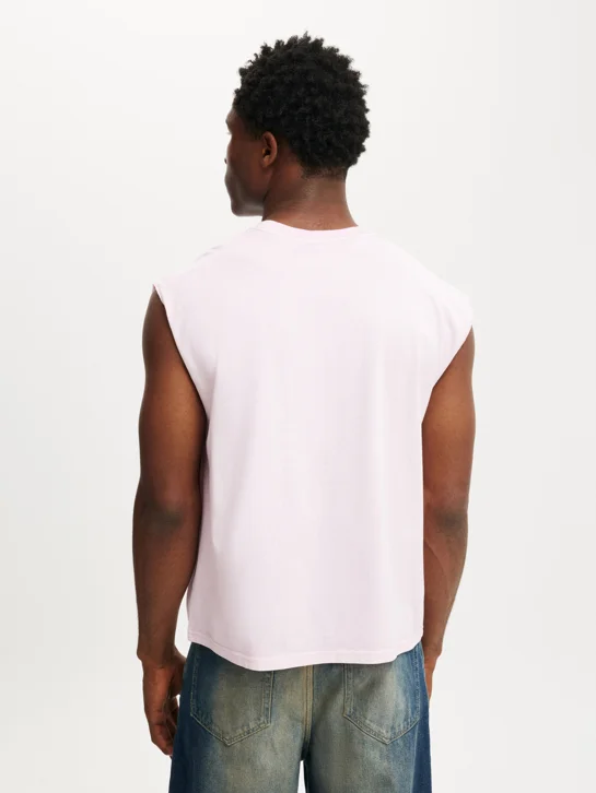 COTTON ON Áo Thun Cộc Tay Nam-Cropped Fit Muscle